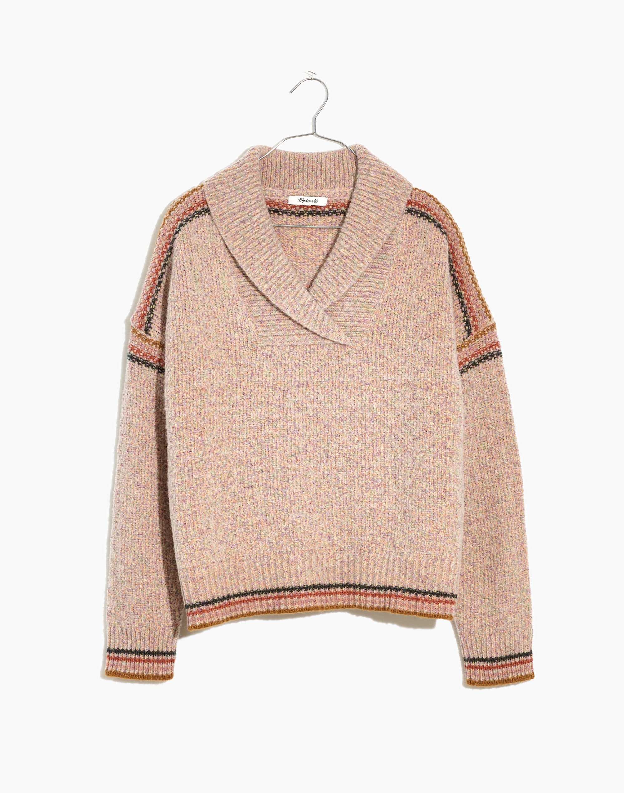 Kentwood Shawl-Collar Pullover Sweater