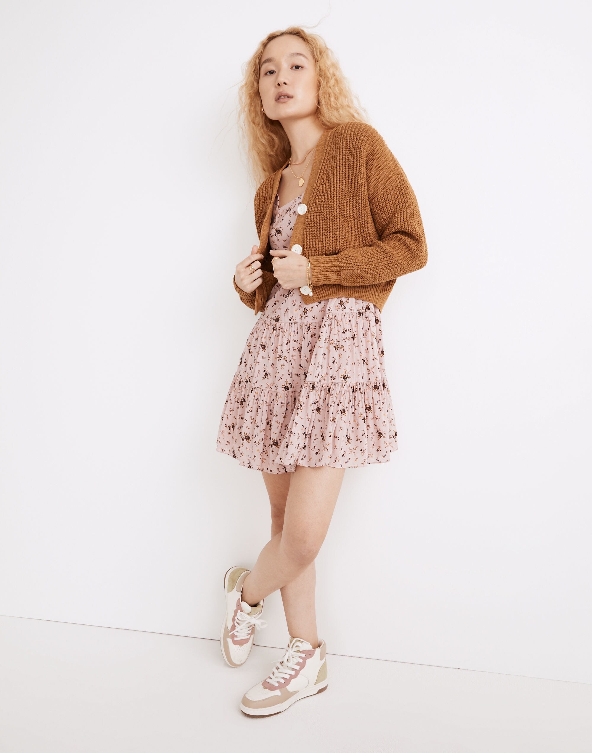 Greywood Crop Cardigan Sweater