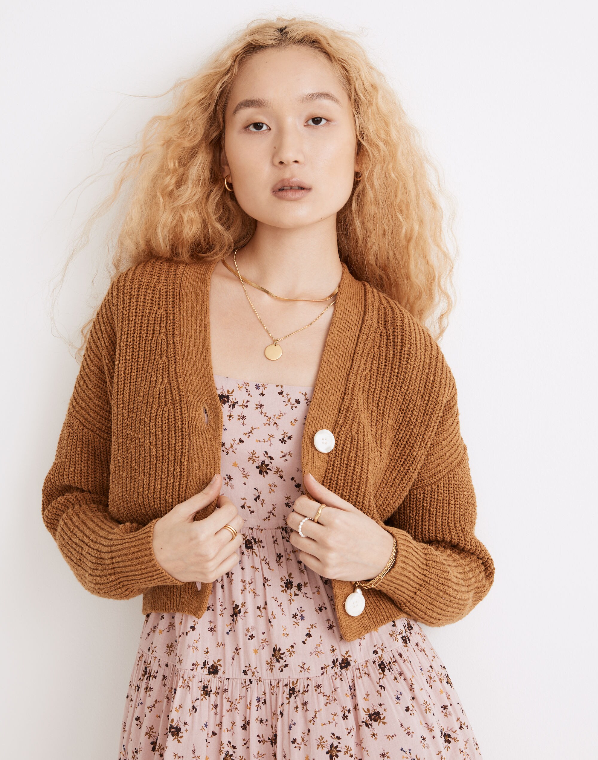 Greywood Crop Cardigan Sweater