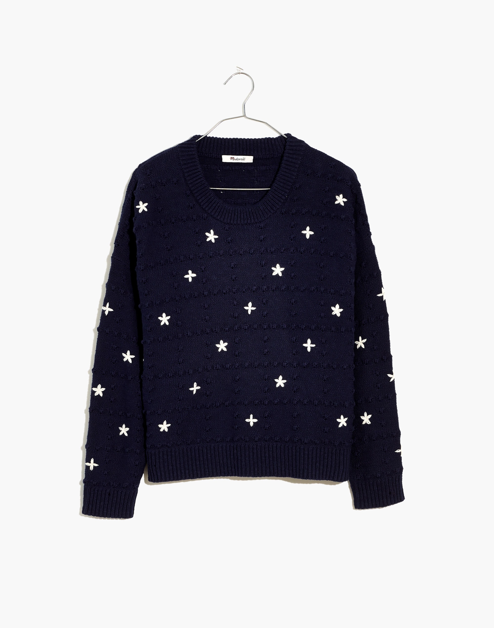 Embroidered Sandlin Pullover Sweater