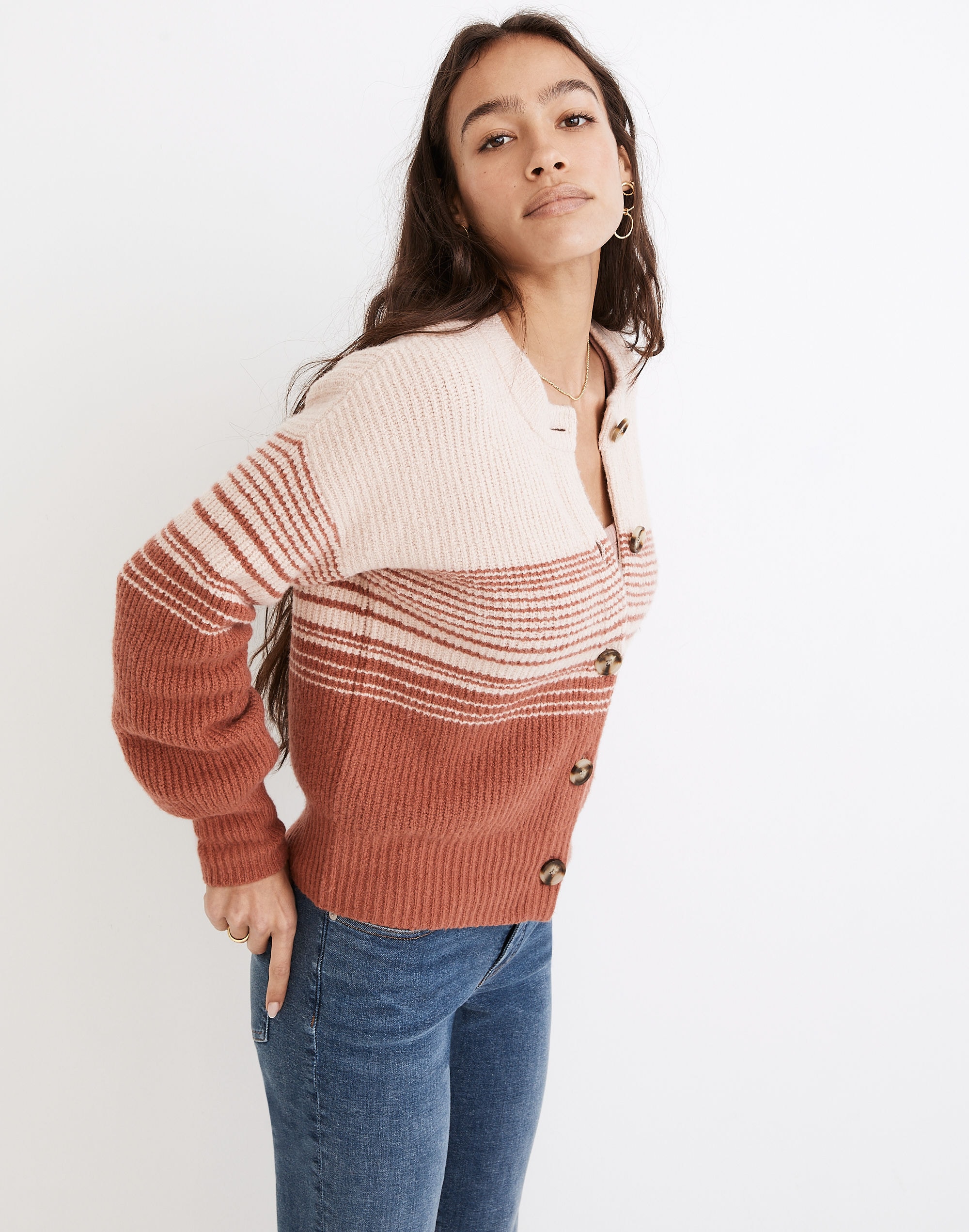 Striped Corbett Cardigan