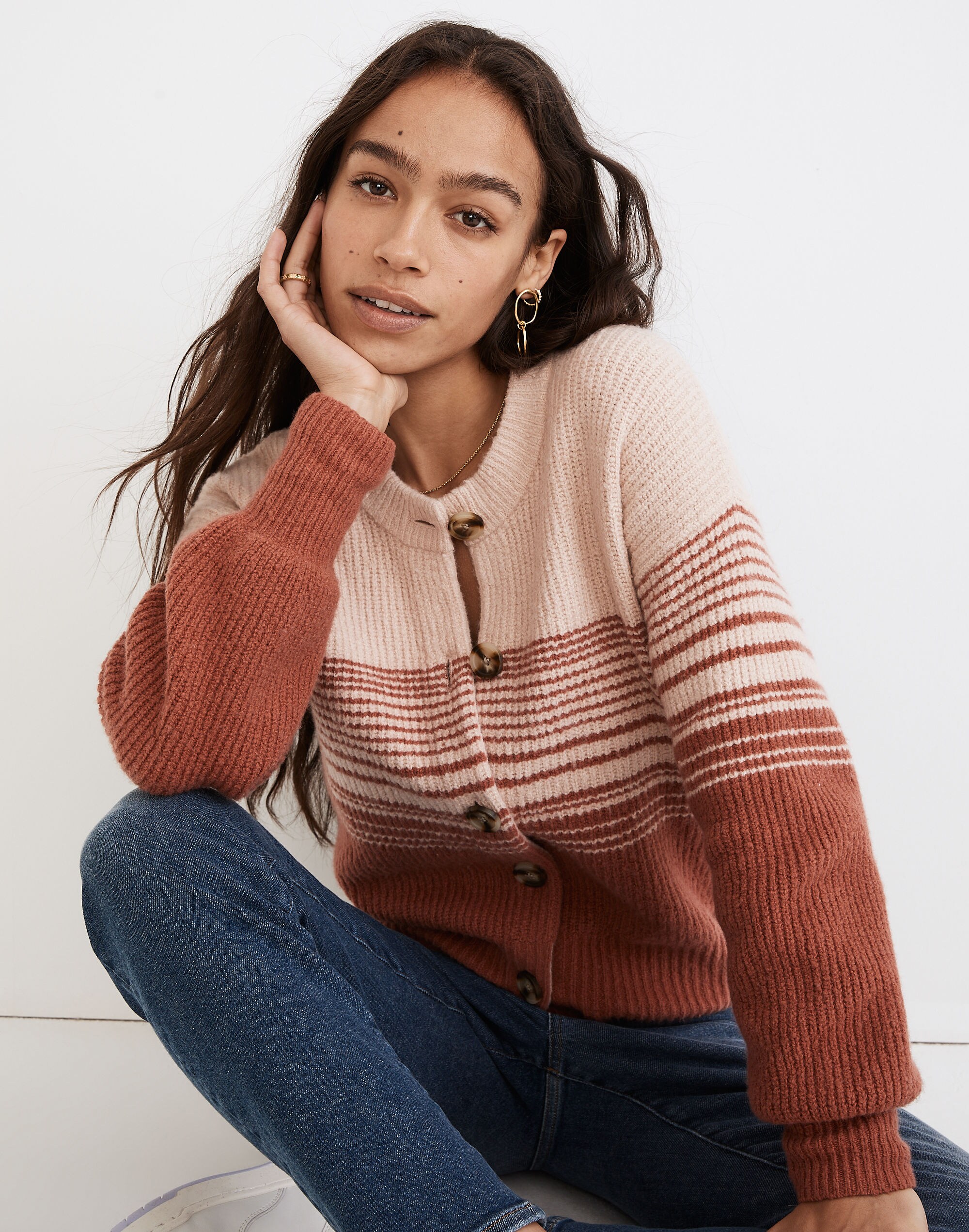 Striped Corbett Cardigan