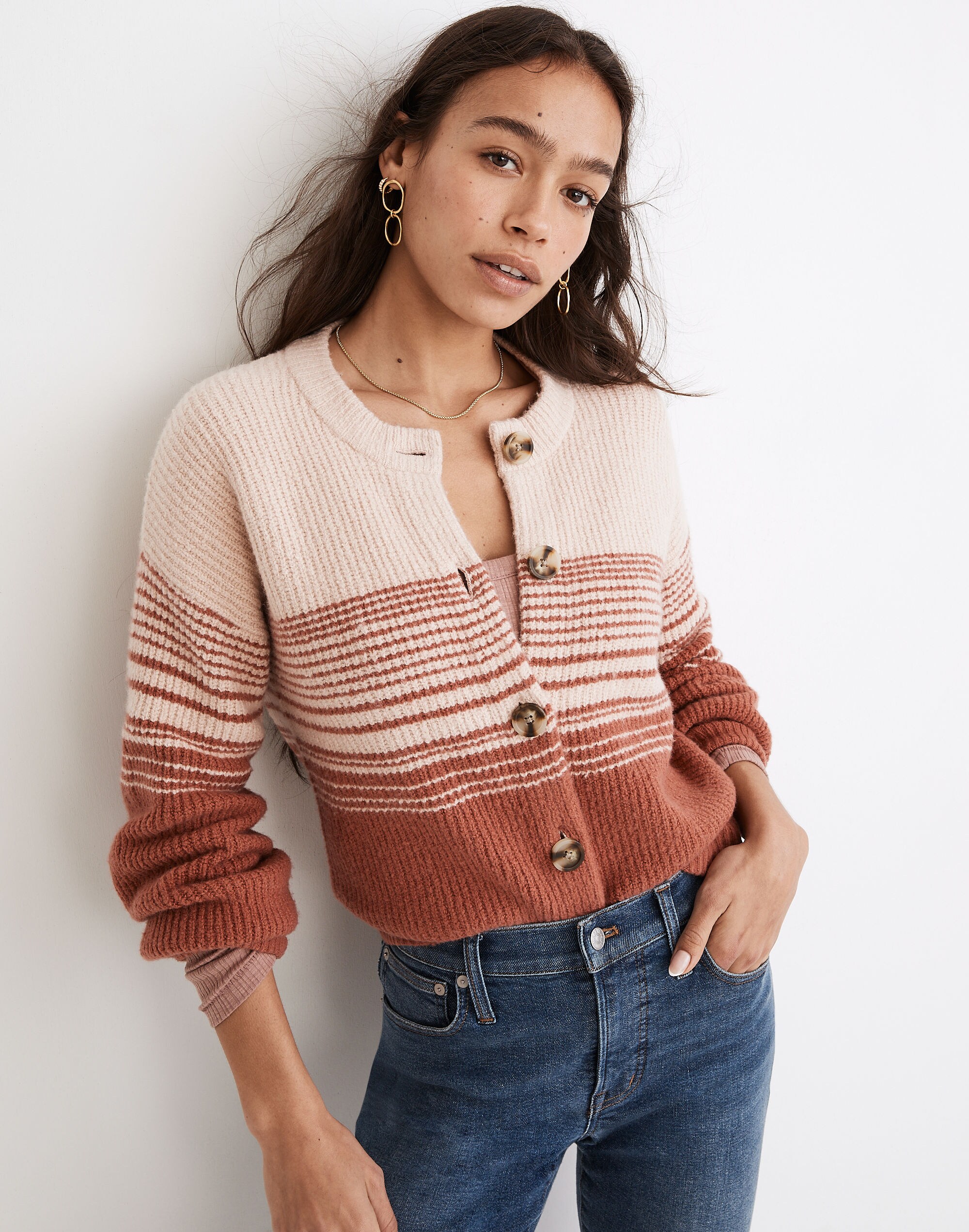 Striped Corbett Cardigan