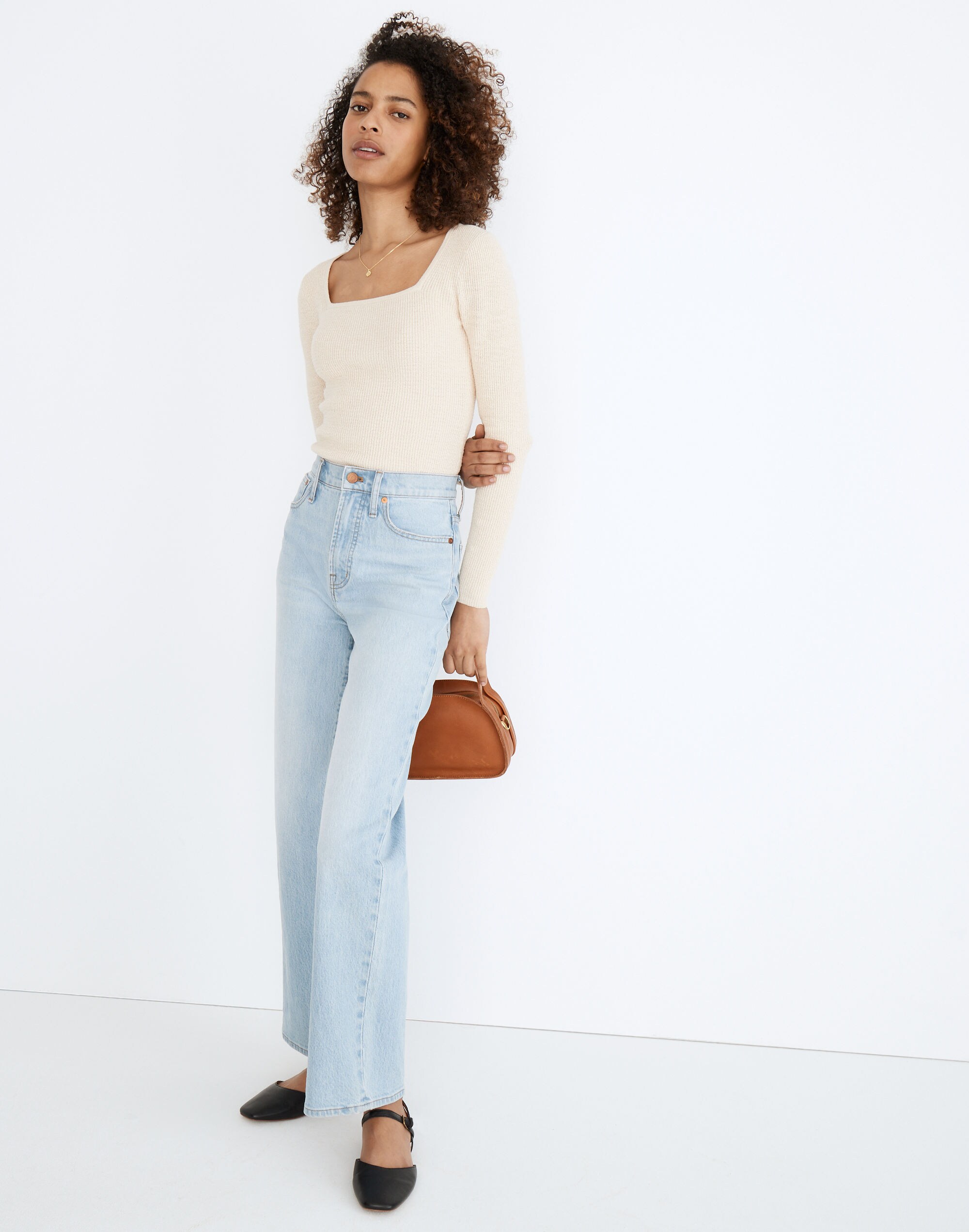 Alderney Square-Neck Sweater in null image 1