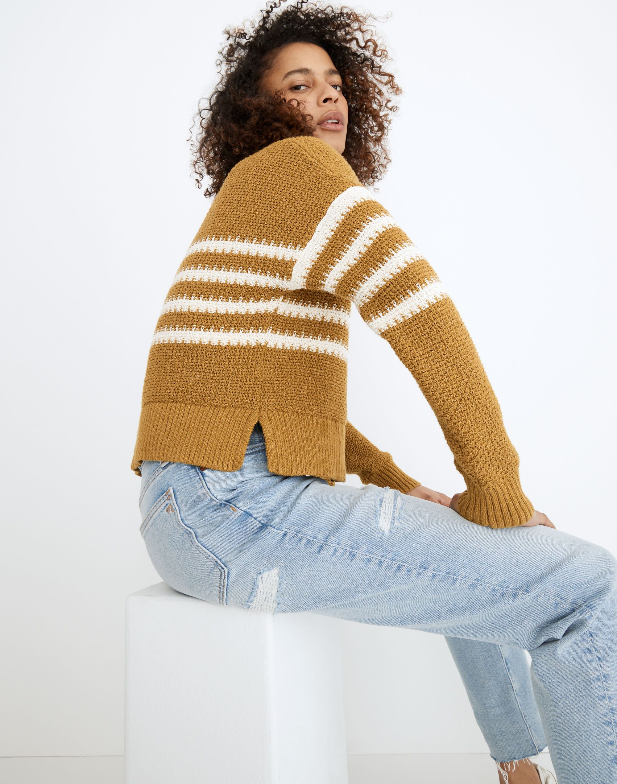 Striped Seward Cardigan Sweater