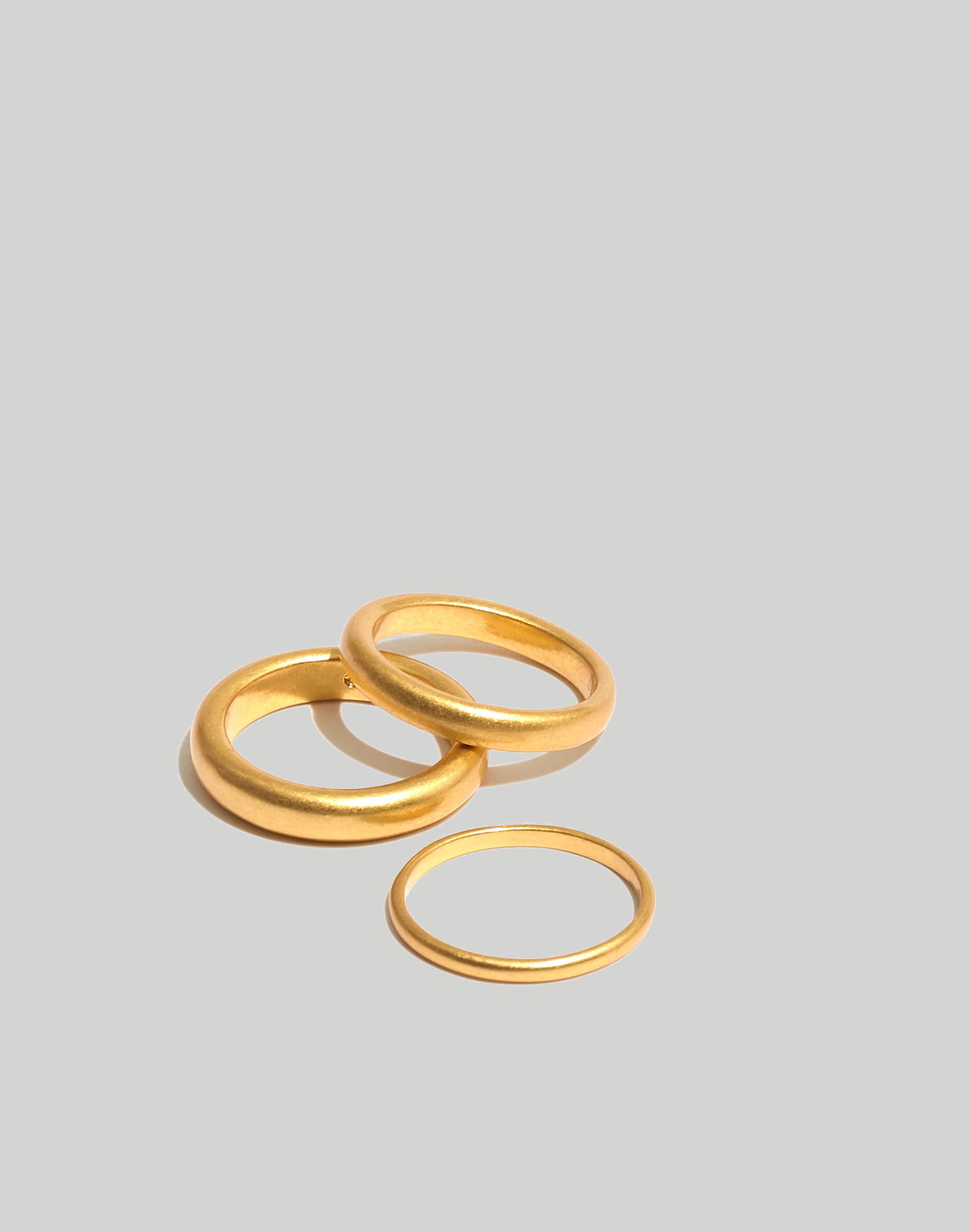 Chunky Stacking Ring Set