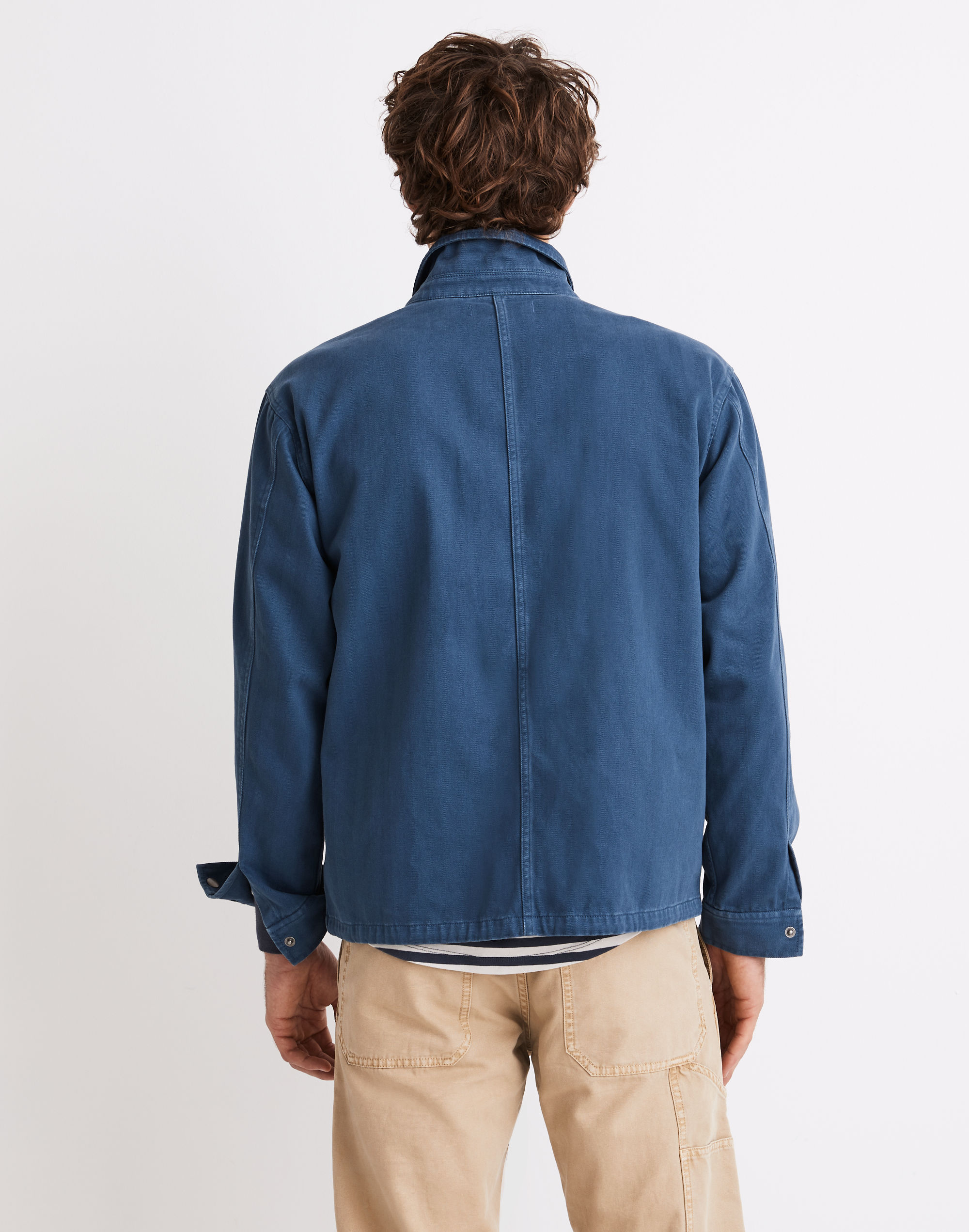 Garment-Dyed Boxy Jacket