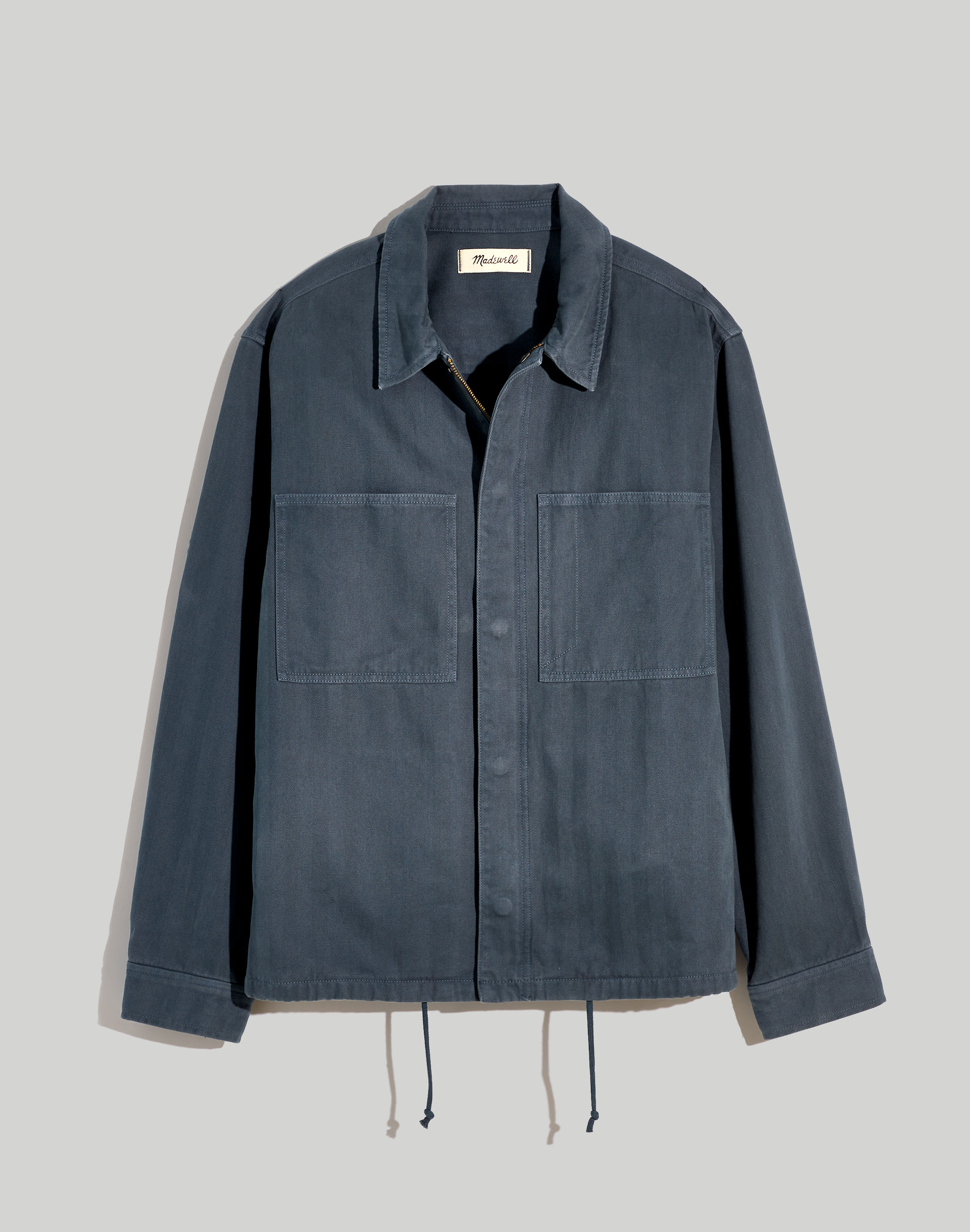Garment-Dyed Boxy Jacket