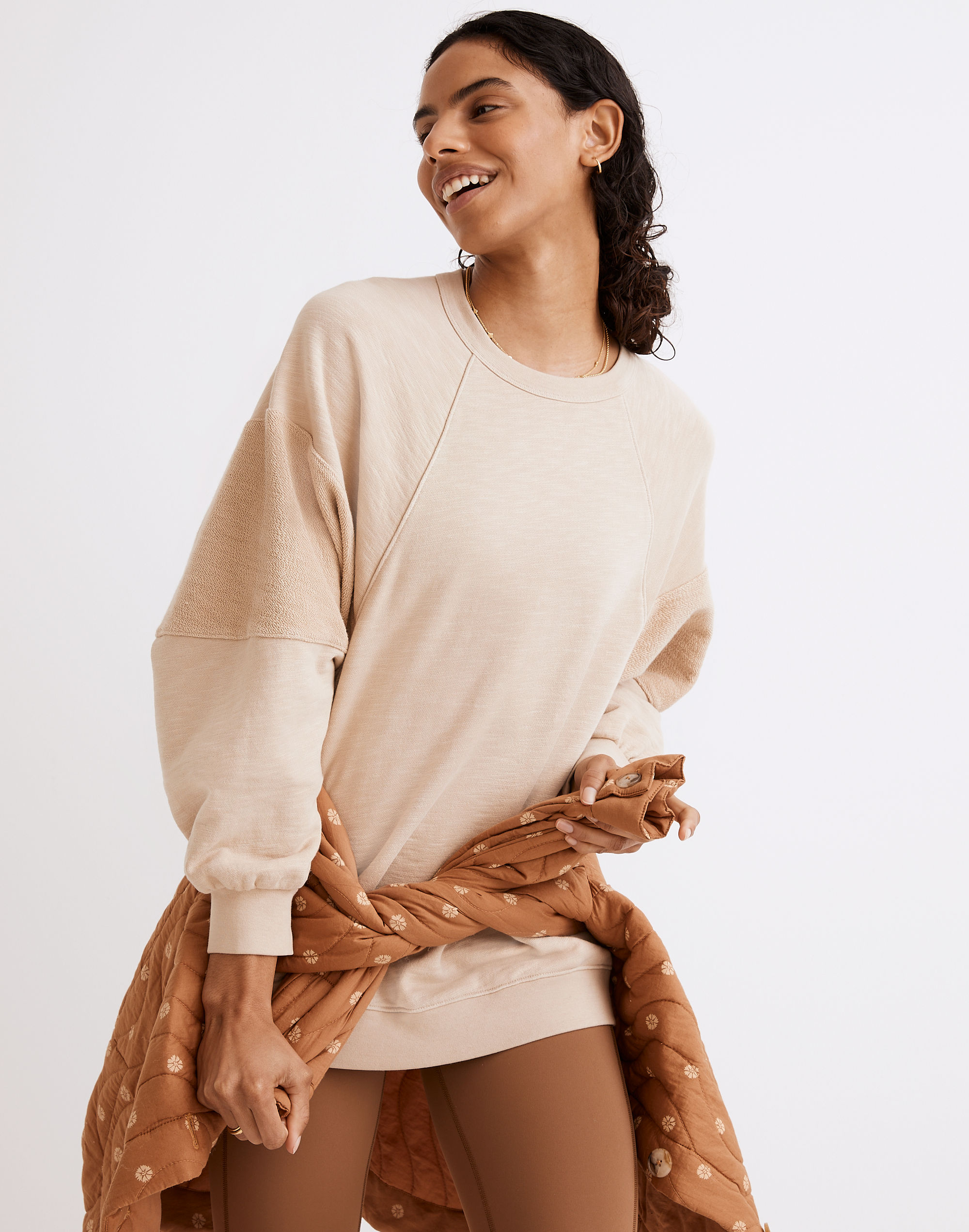 MWL Oversized Raglan Sweatshirt