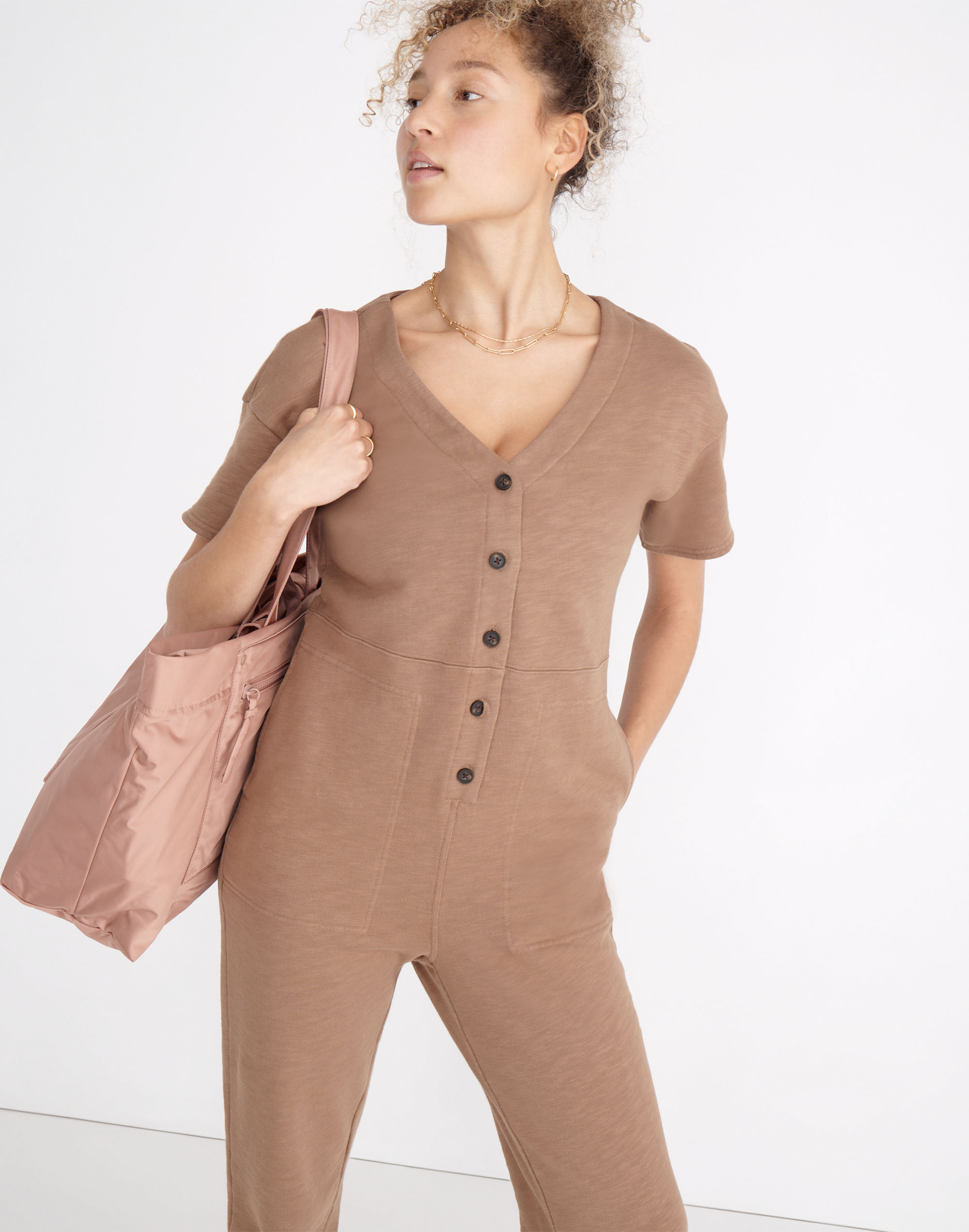 MWL Short-Sleeve Coverall Jumpsuit