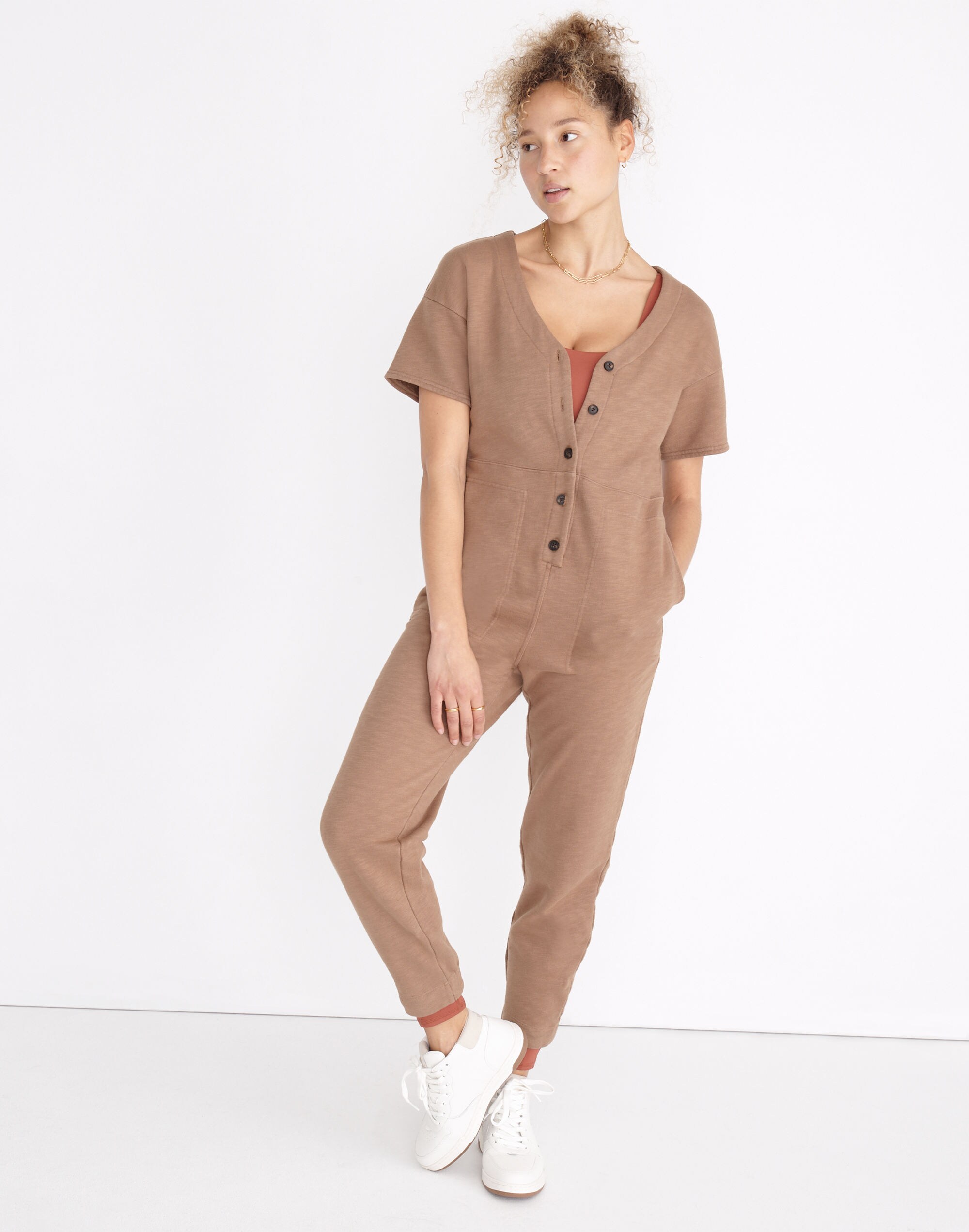 MWL Short-Sleeve Coverall Jumpsuit