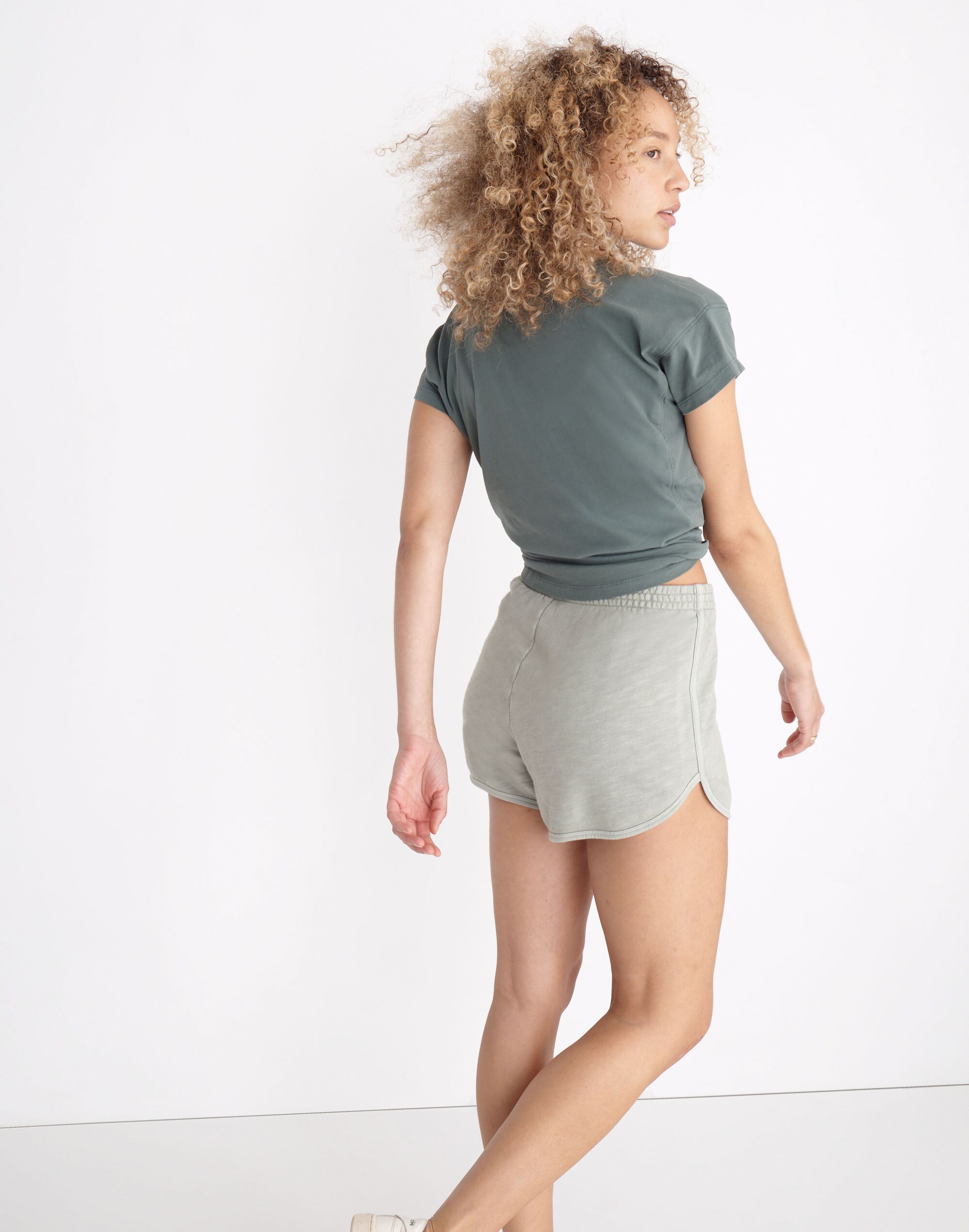 MWL Curved-Hem Sweatshorts