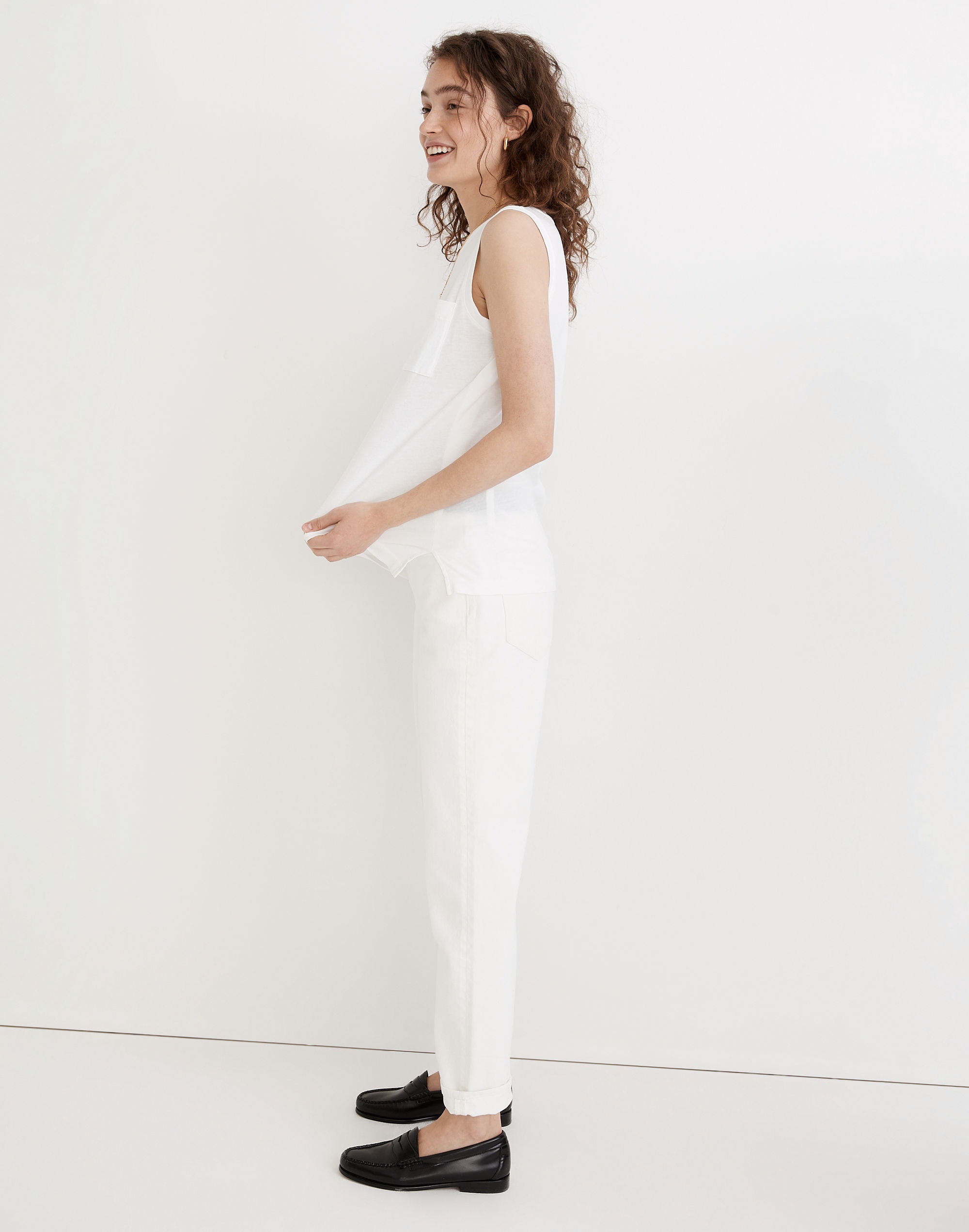 Softfade Cotton Oversized Muscle Tank