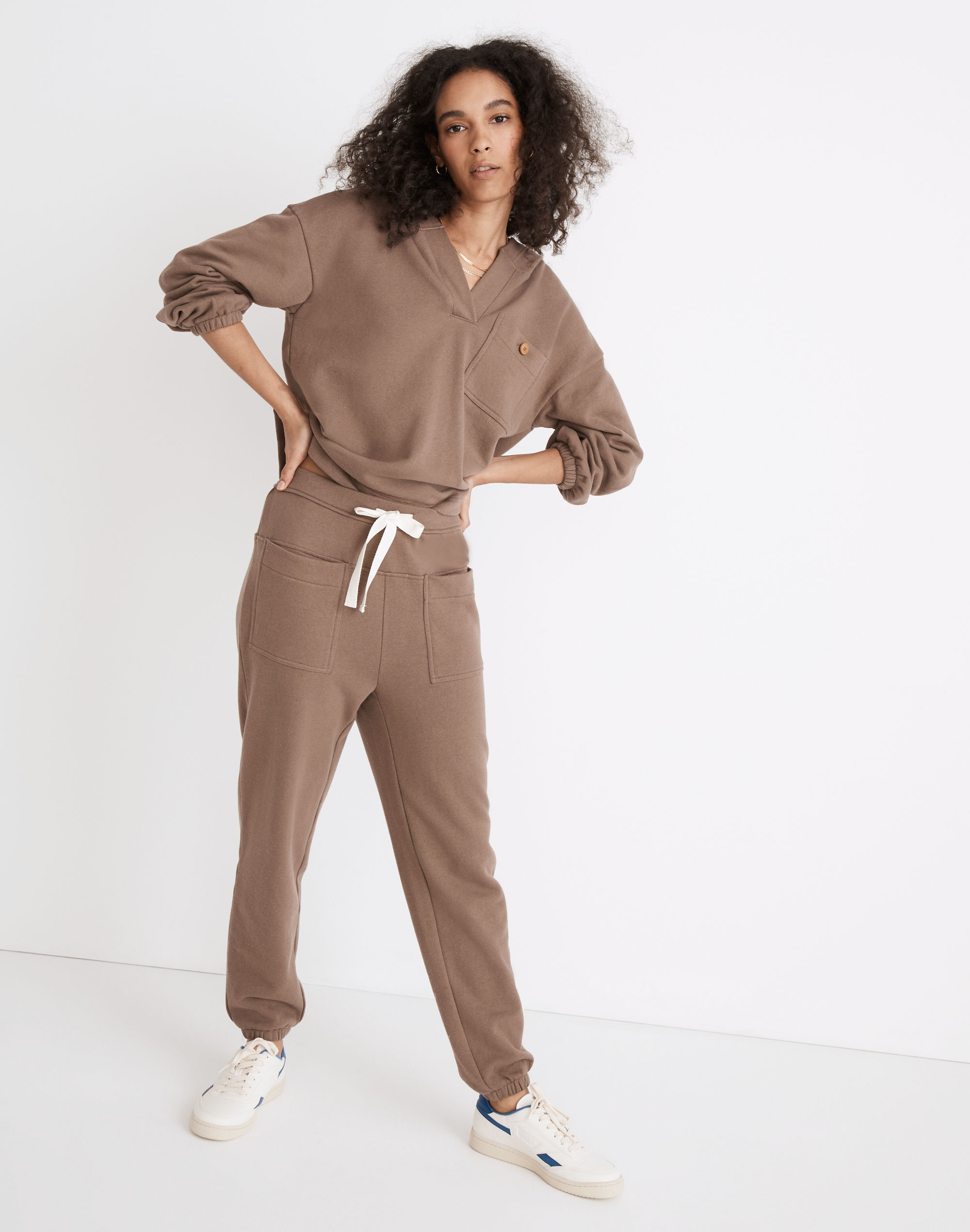 Cotton-Hemp Relaxed Sweatpants