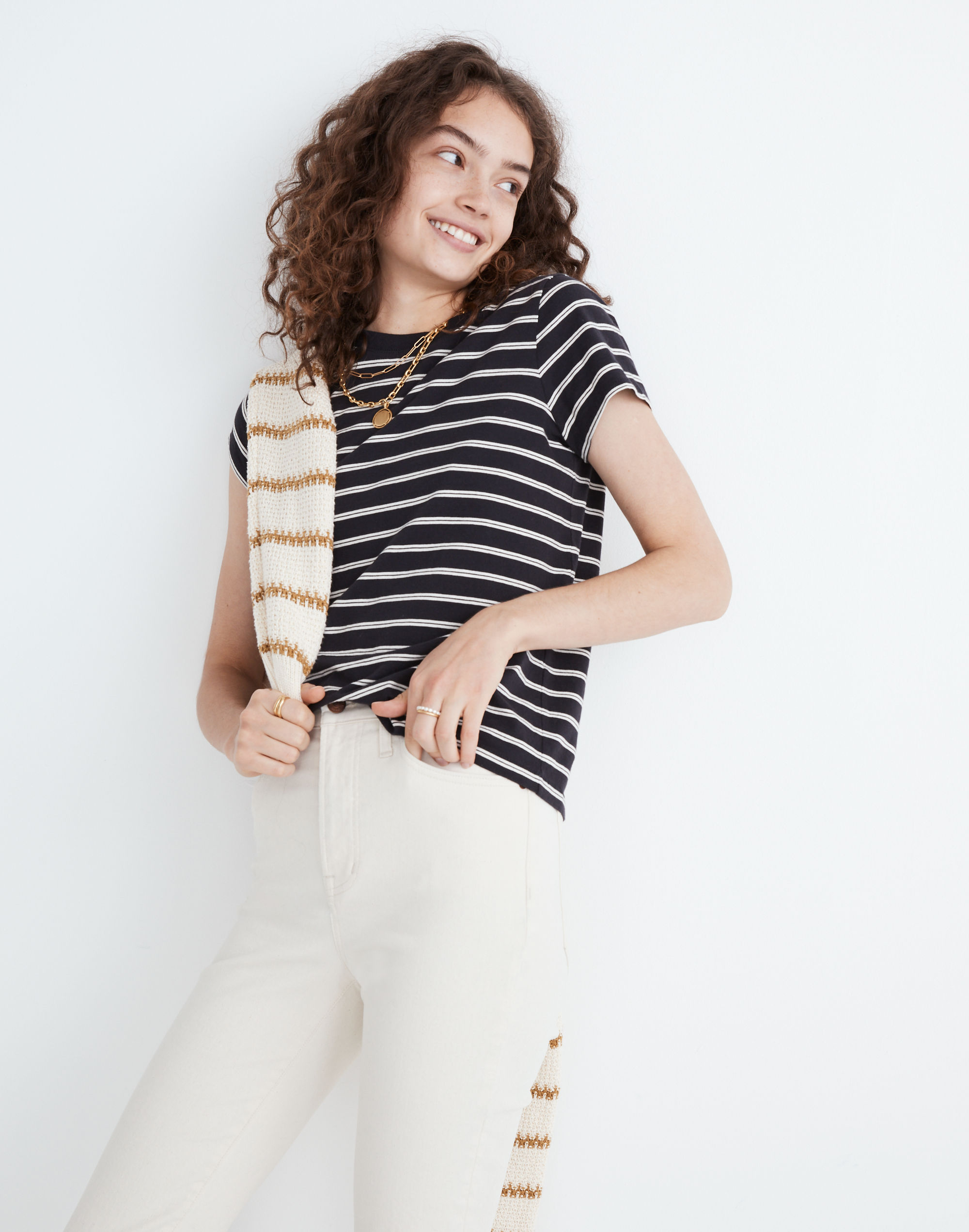 Northside Vintage Tee in Oxley Stripe
