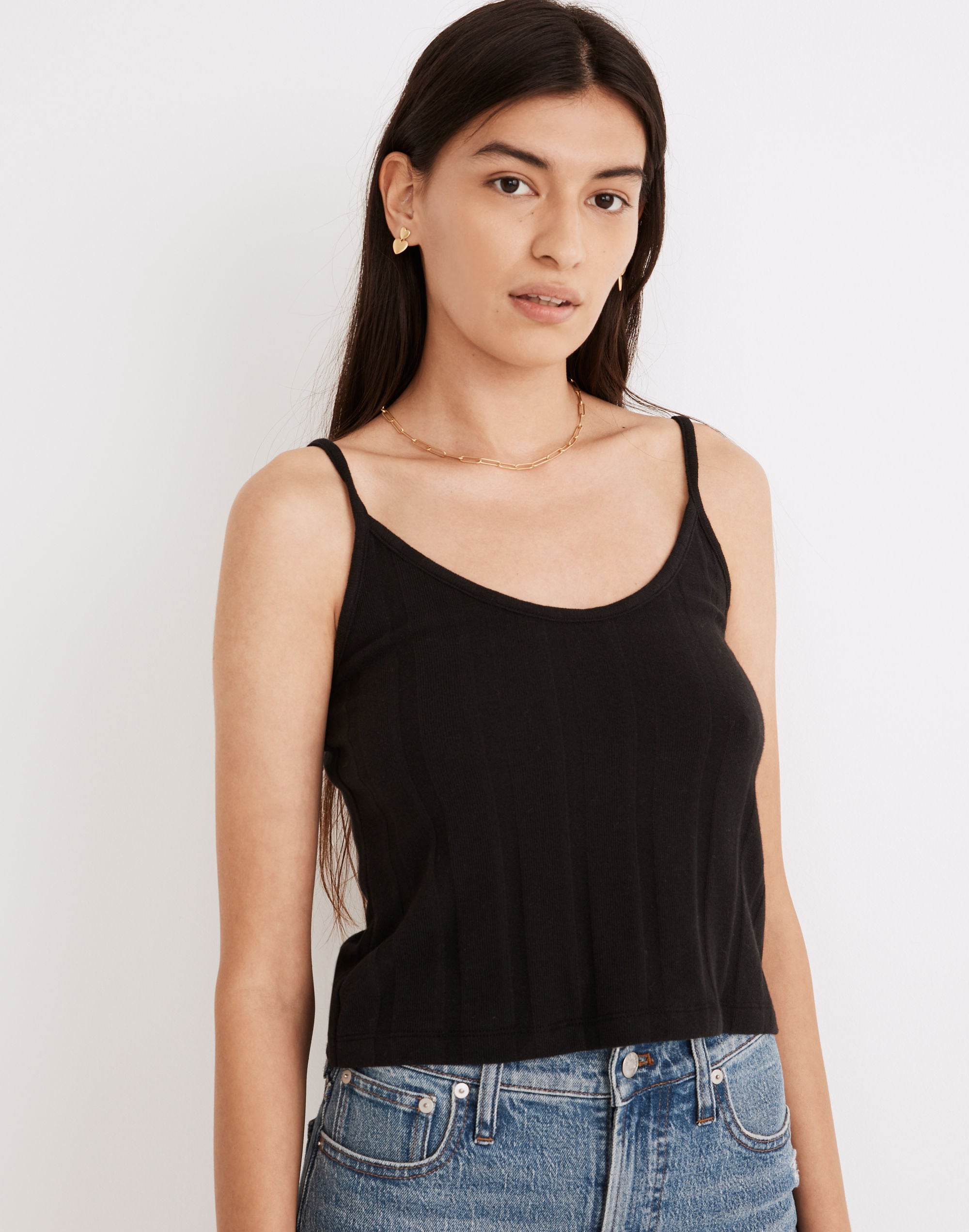 Ribbed Sweater-Knit Anytime Cami Top