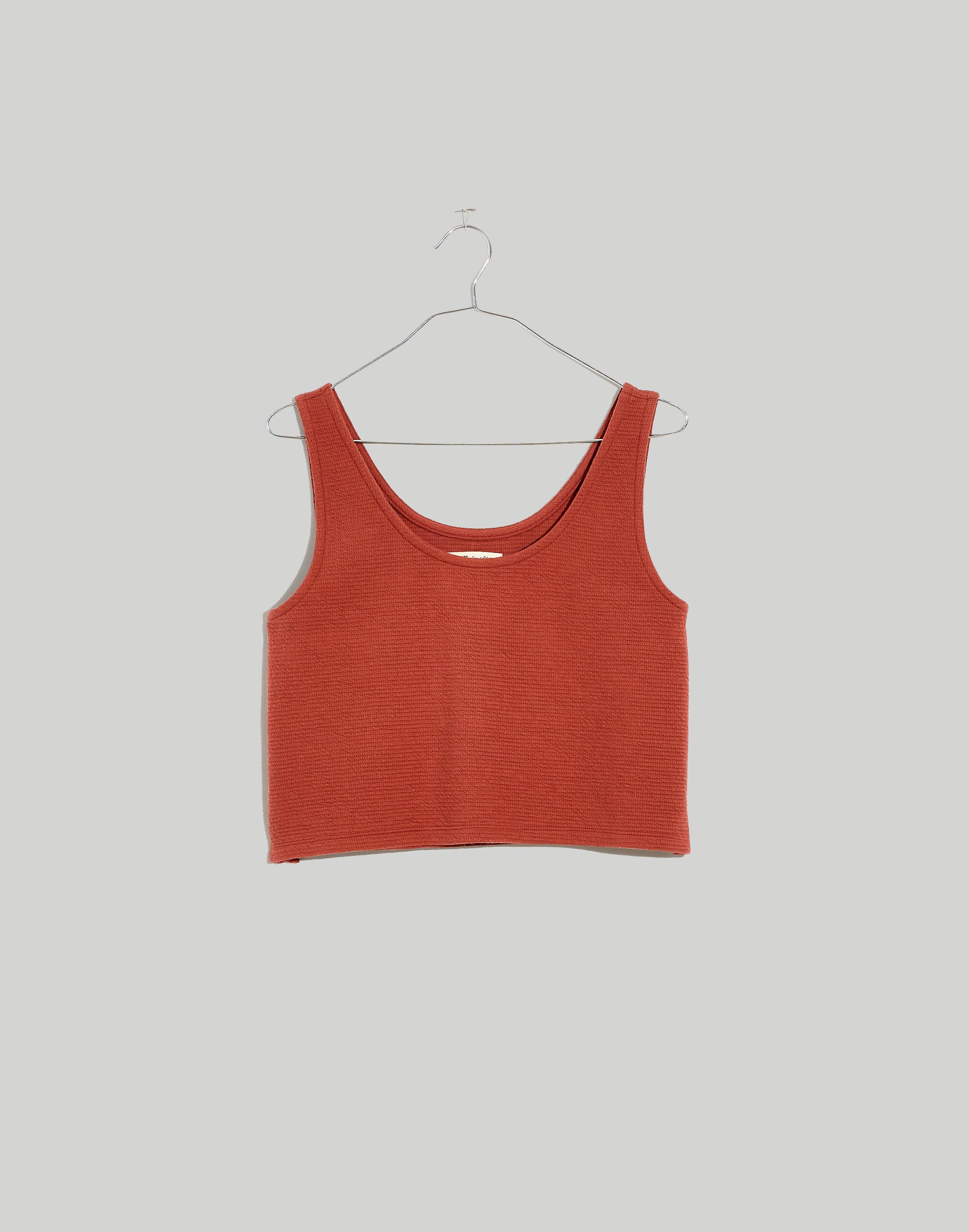 Textural Knit Crop Tank