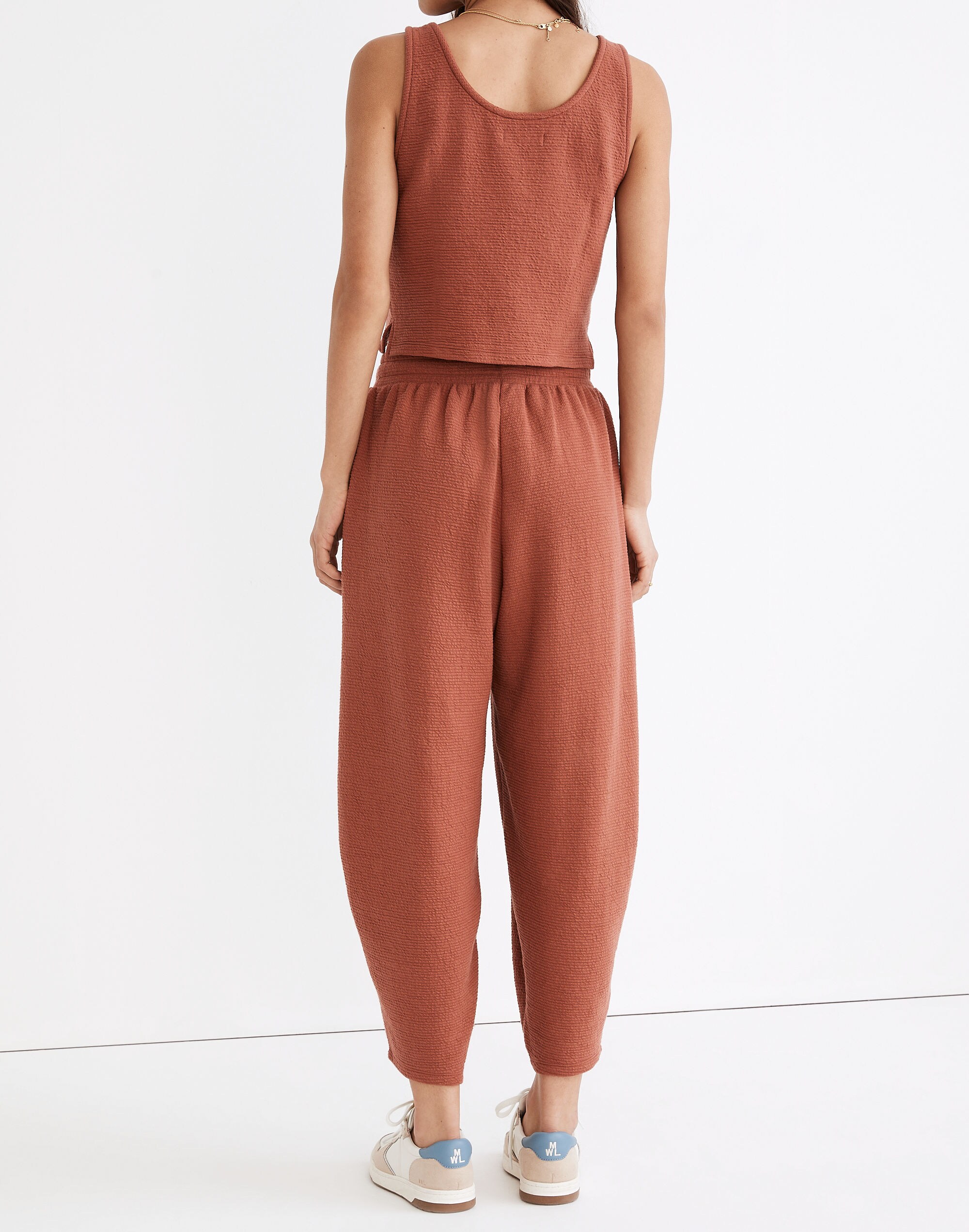 Textural Knit Balloon Pants