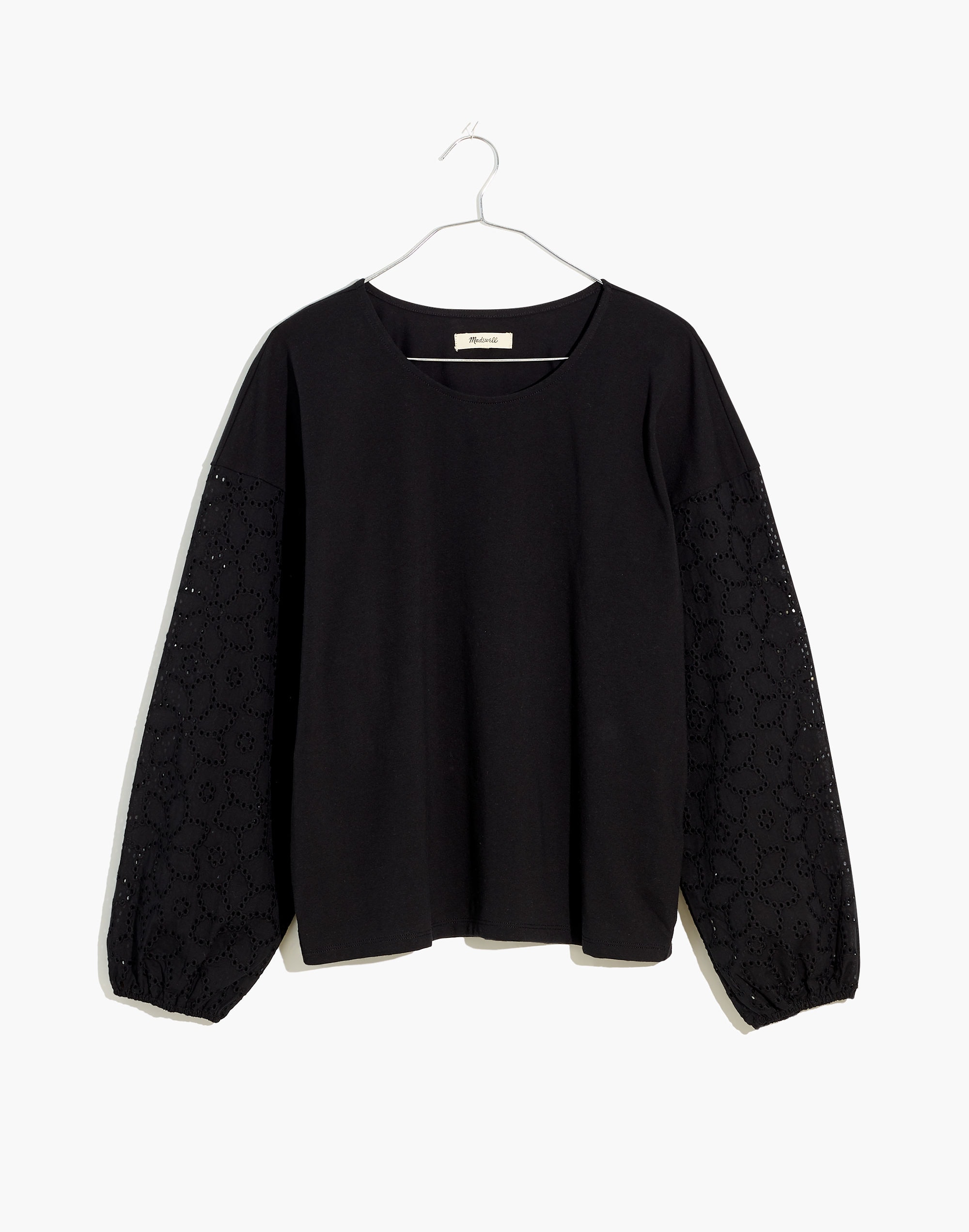 Eyelet-Sleeve Tee