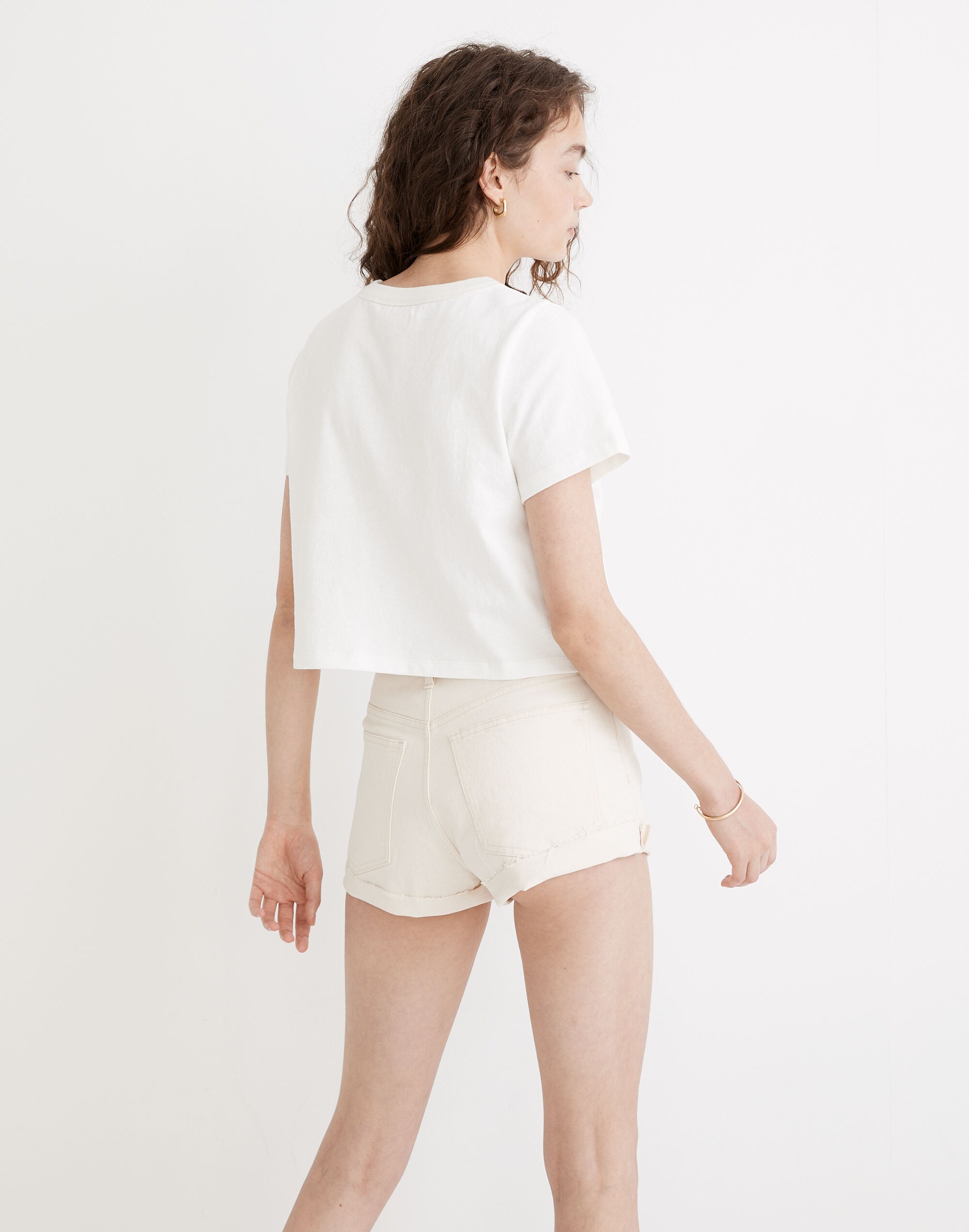 Upcycled Patchwork Supercrop Tee