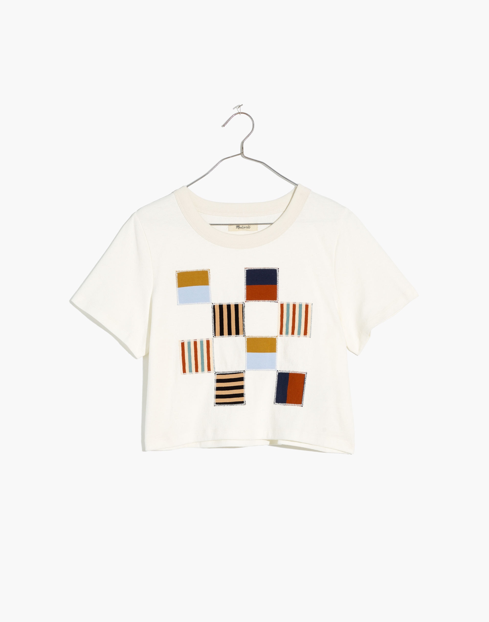 Upcycled Patchwork Supercrop Tee