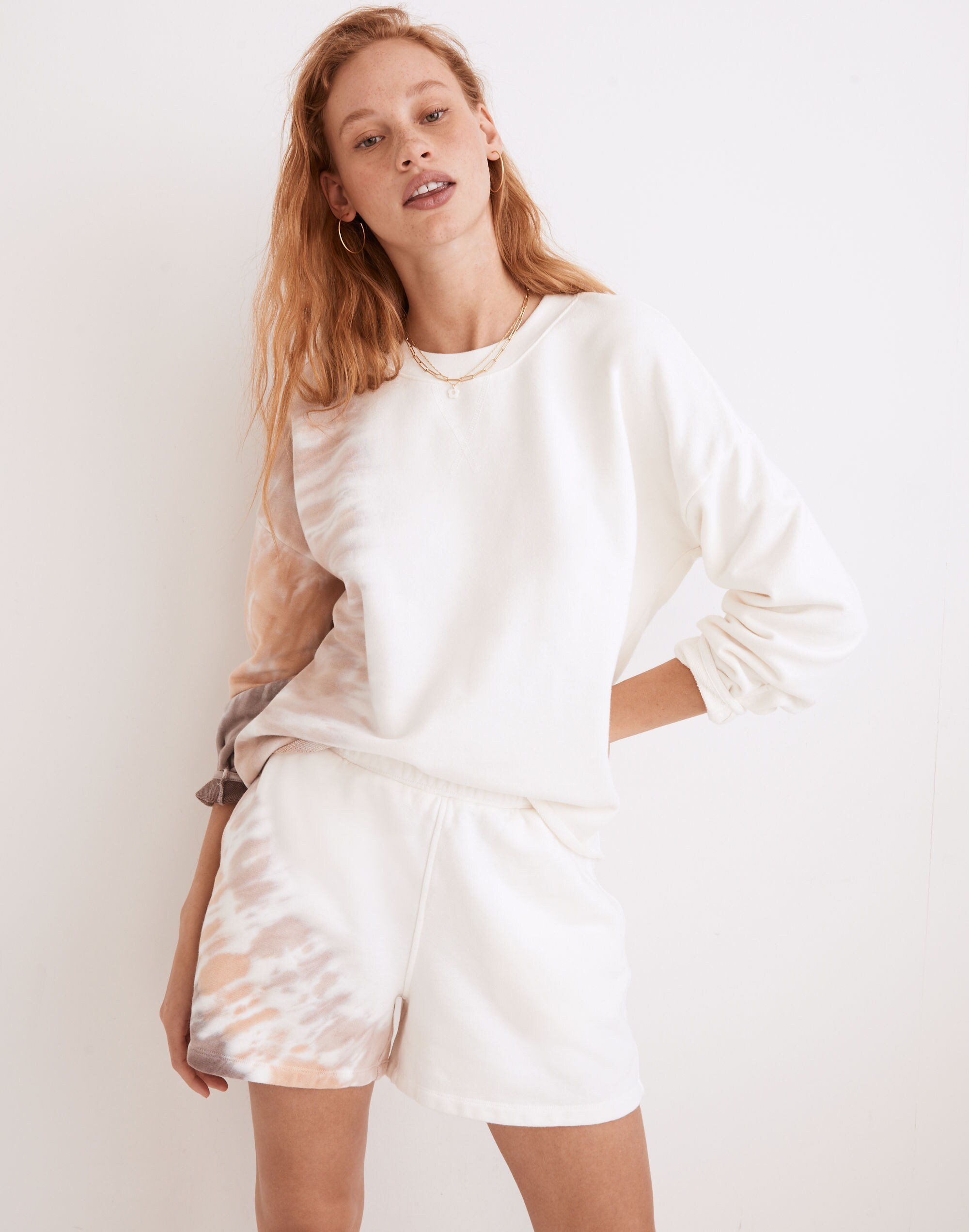 Tie-Dye (Re)sourced Cotton Sweatshorts