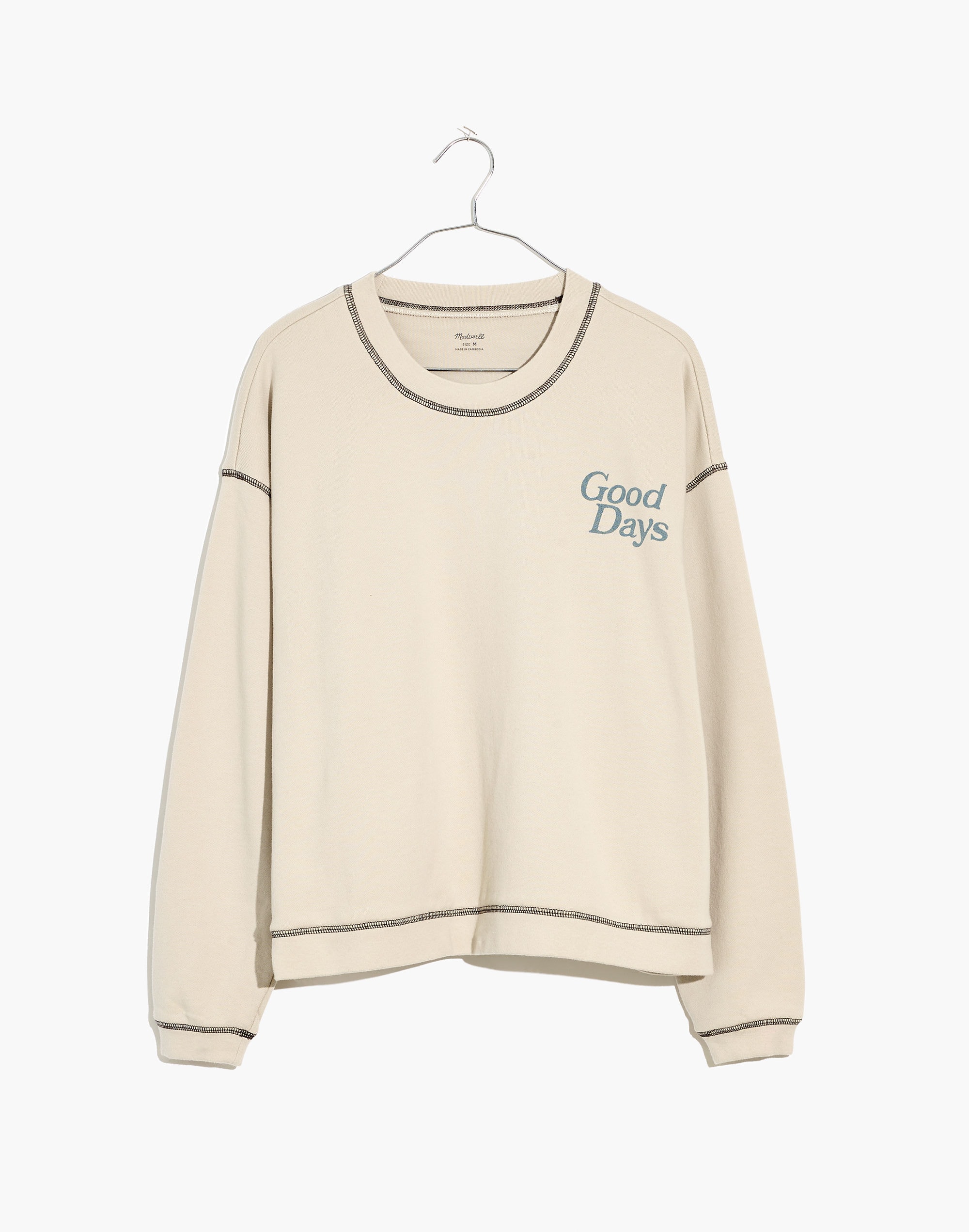 Good Days (Re)sourced Cotton Swing Sweatshirt