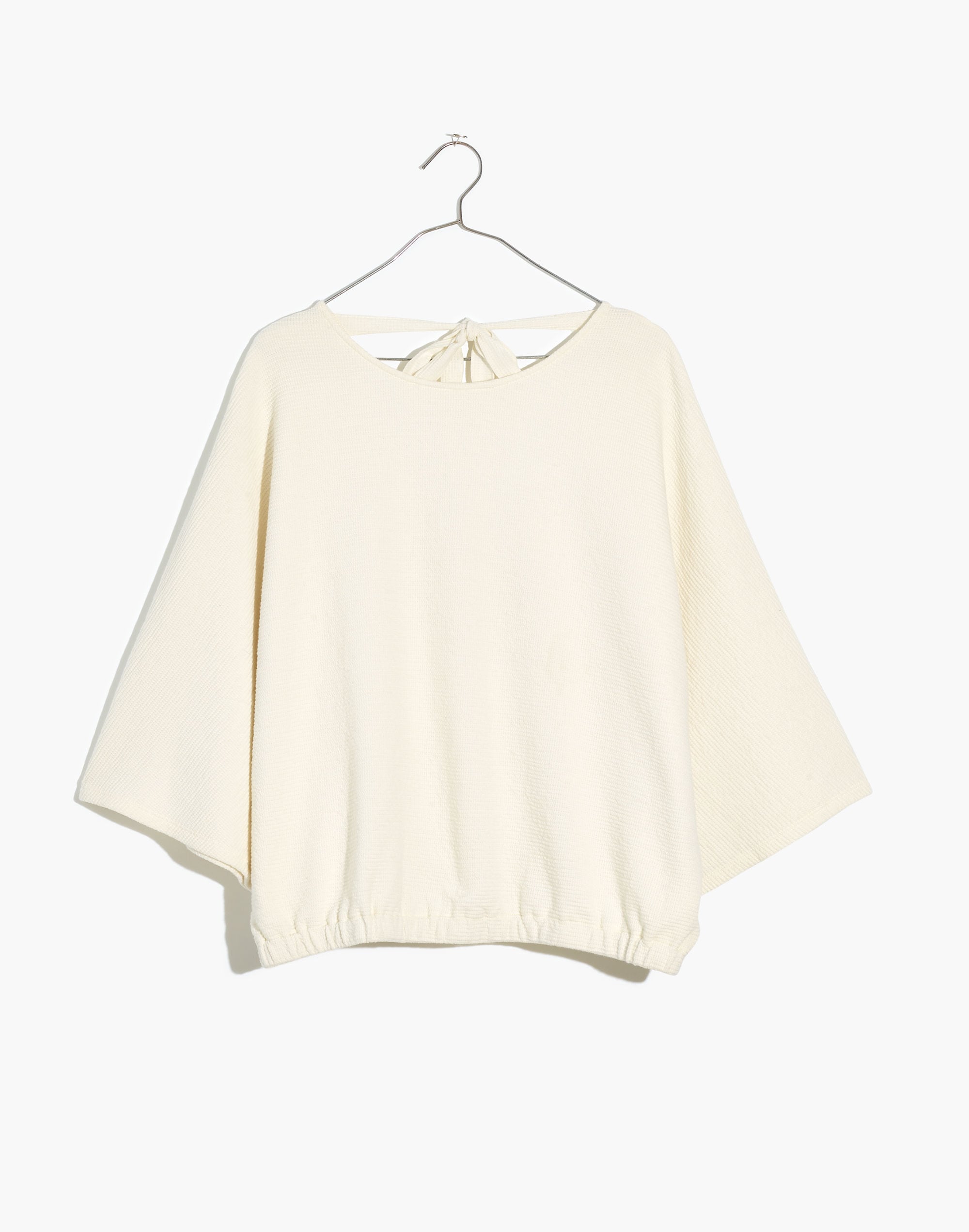 Textural Tie-Back Top