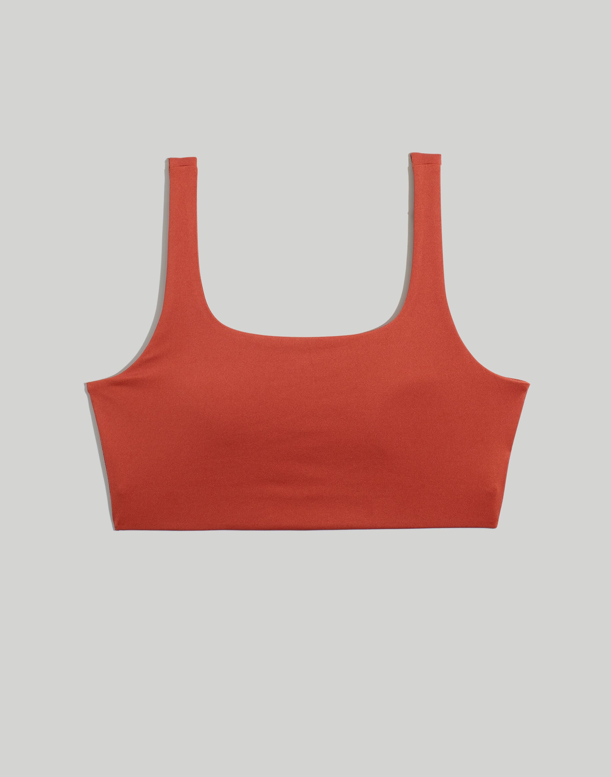 Flex Square-Neck Sports Bra in weathered brick image 5
