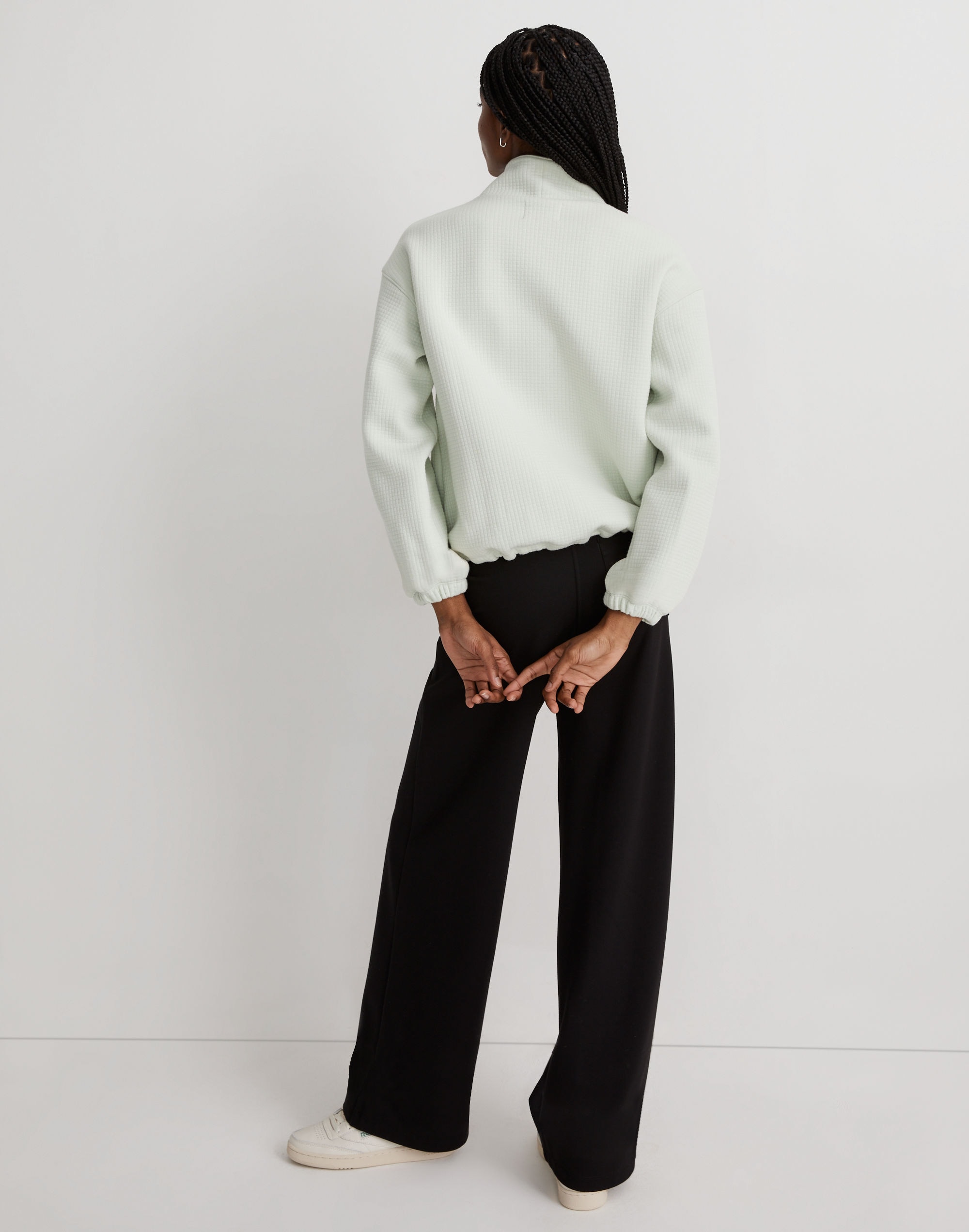 Quilted Jacquard Zip Jacket