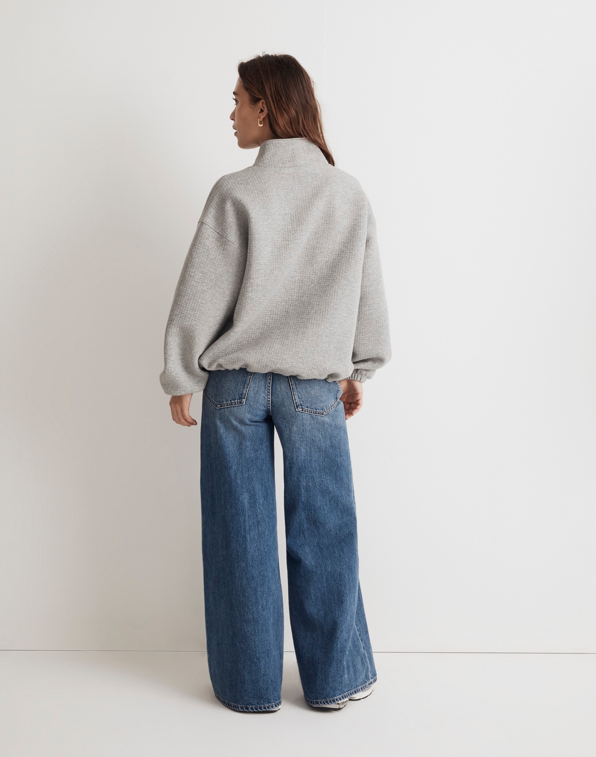 Quilted Jacquard Zip Jacket