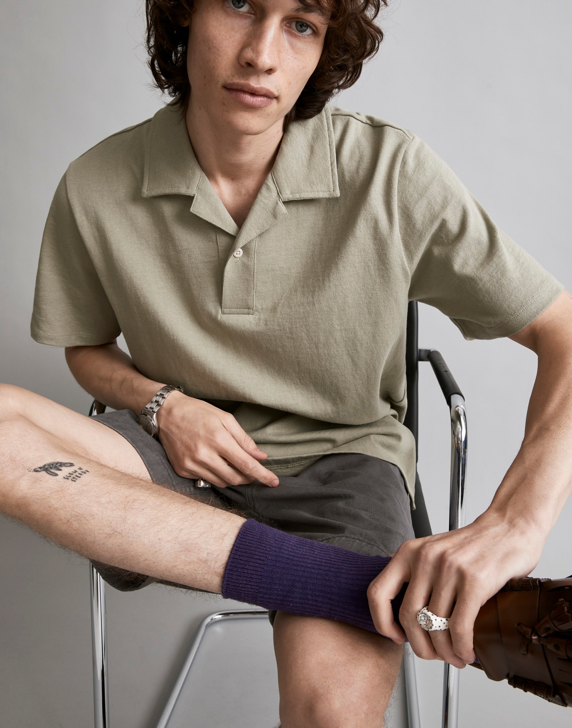 Easy Short-Sleeve Polo Shirt