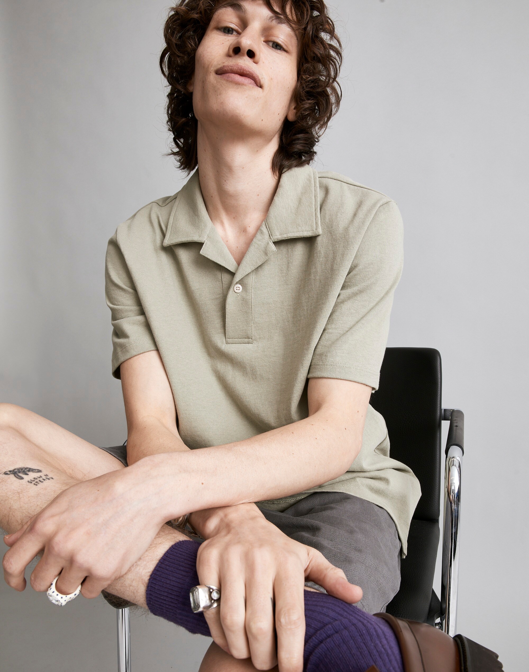 Easy Short-Sleeve Polo Shirt