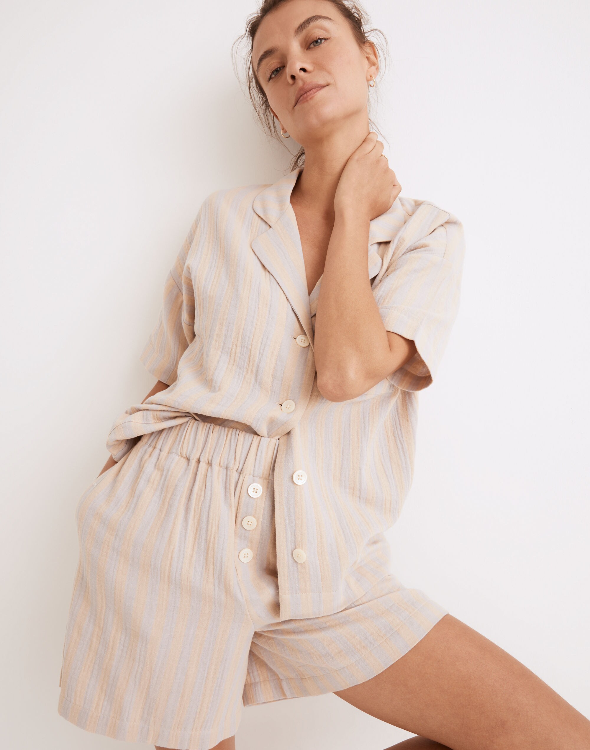 Lightestspun Oversized Short Pajama Set