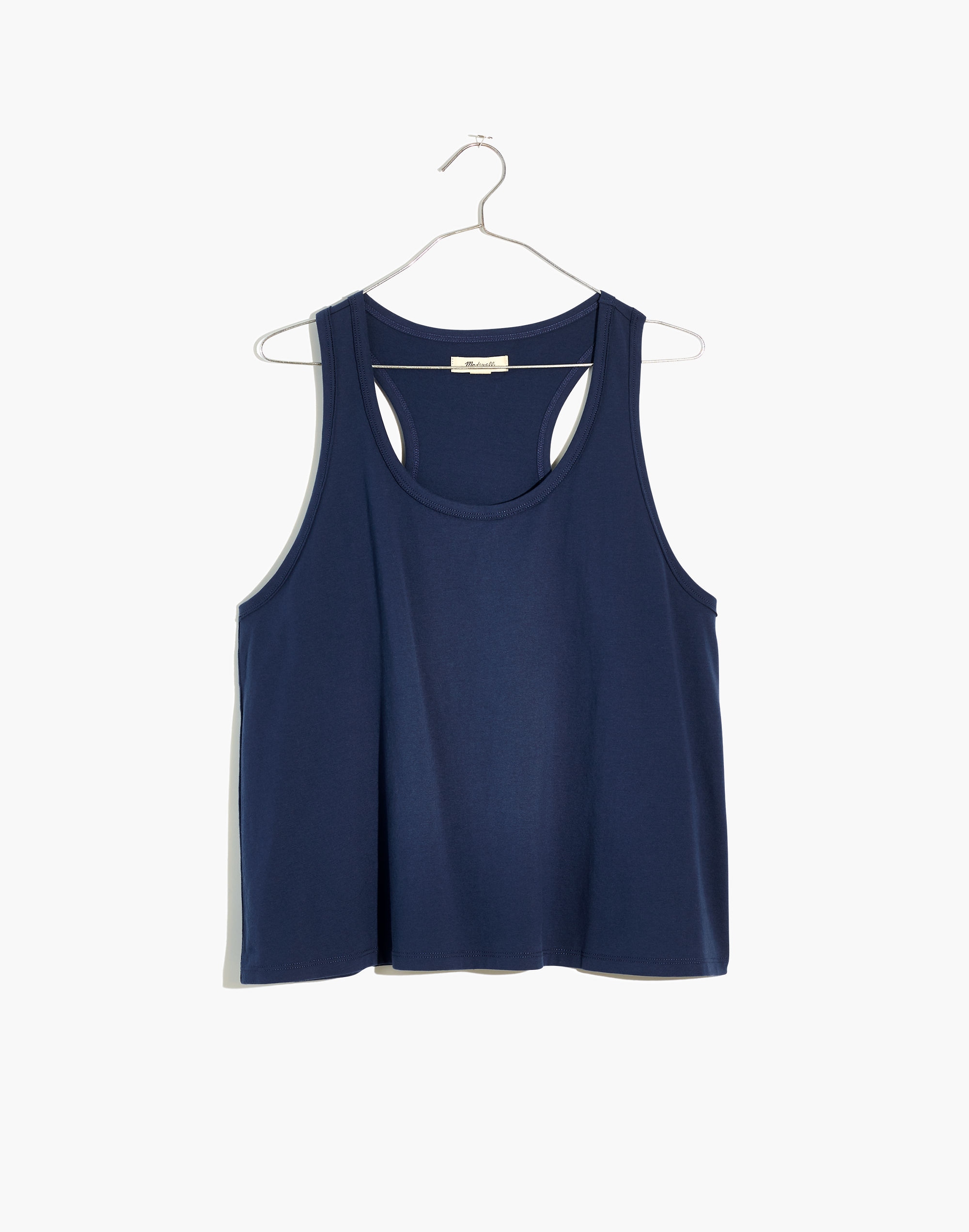 Raw-Edge Pajama Tank