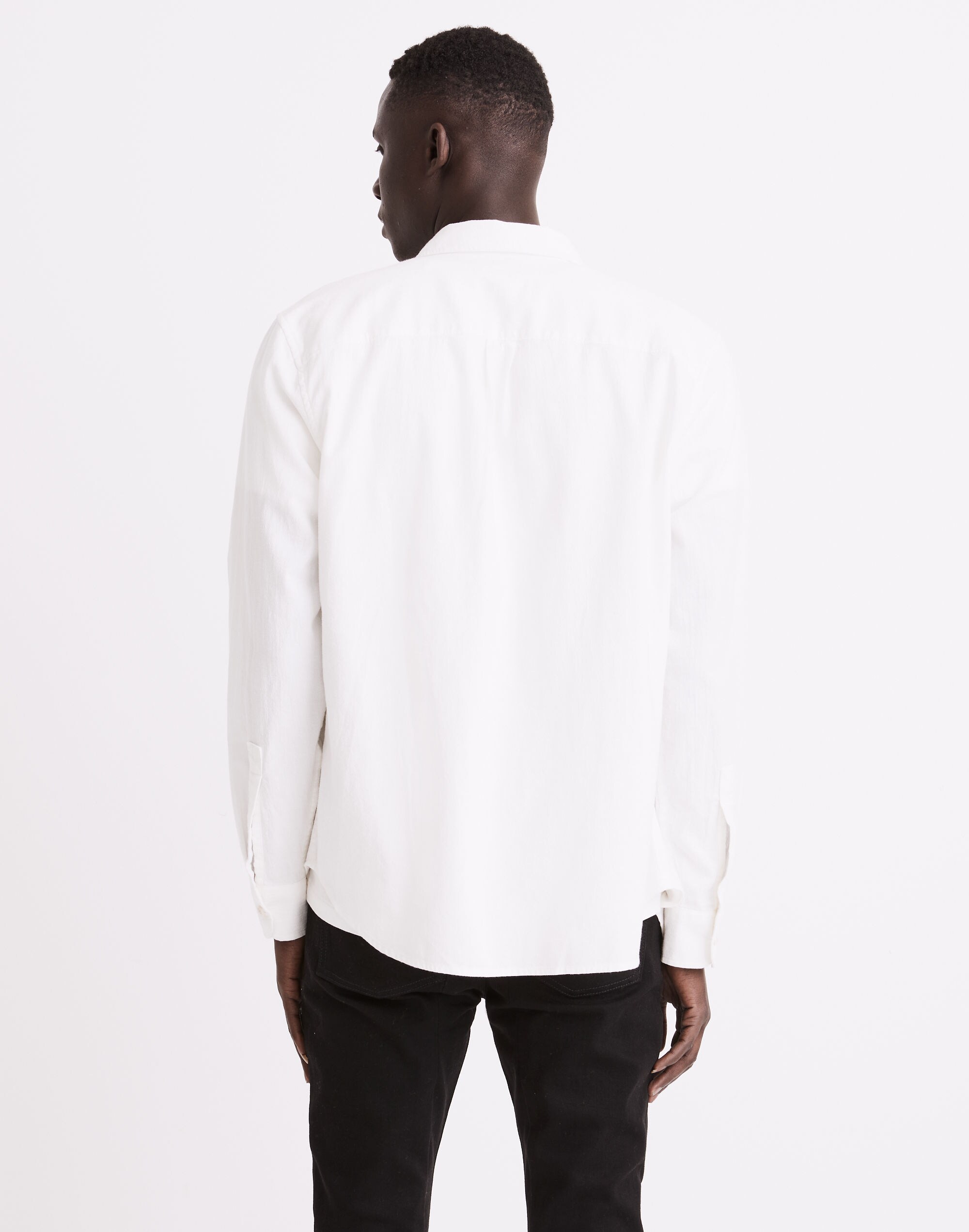 Crinkle Cotton Perfect Long-Sleeve Shirt