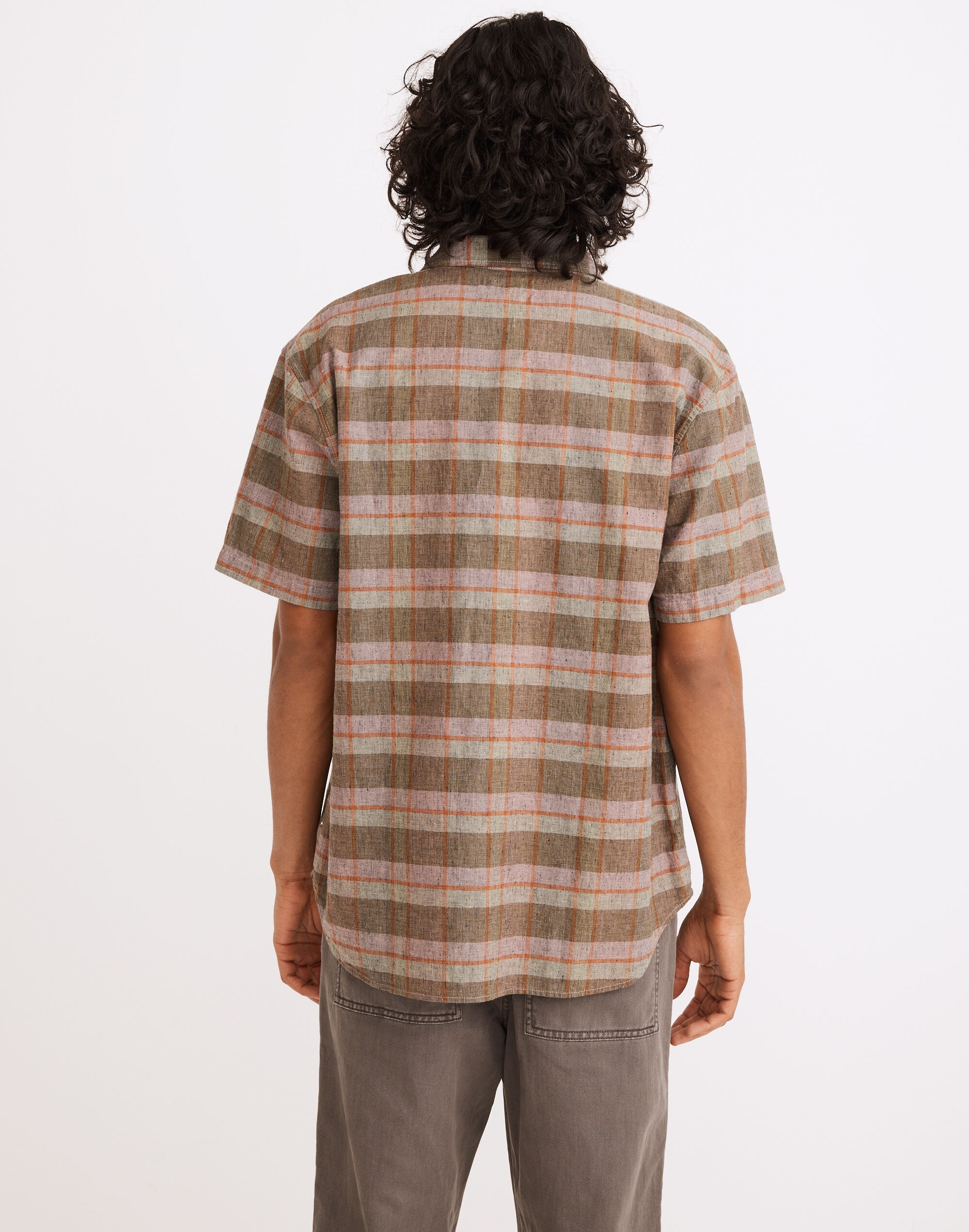 Hemp-Cotton Easy Short-Sleeve Shirt