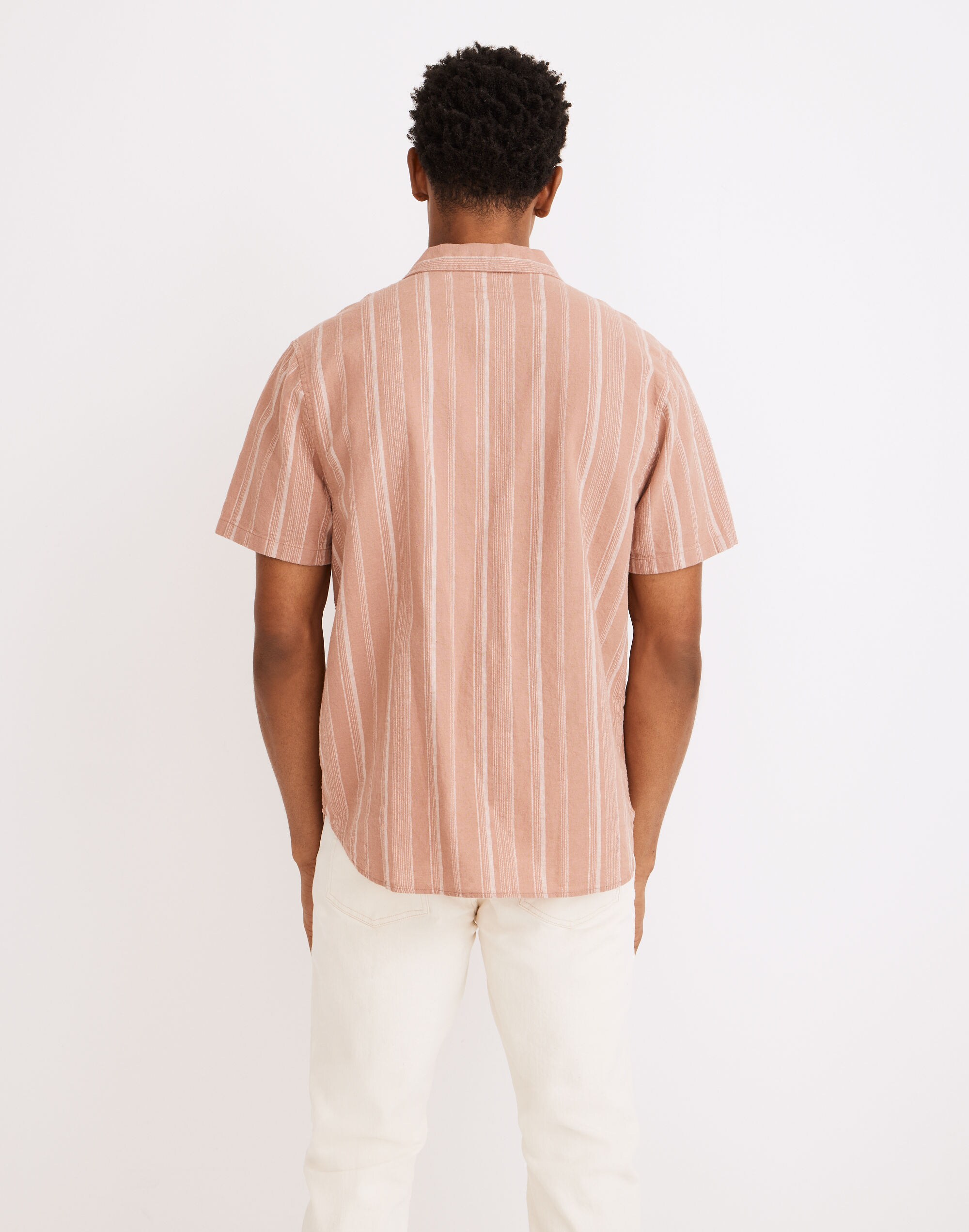 Hemp-Cotton Easy Short-Sleeve Shirt