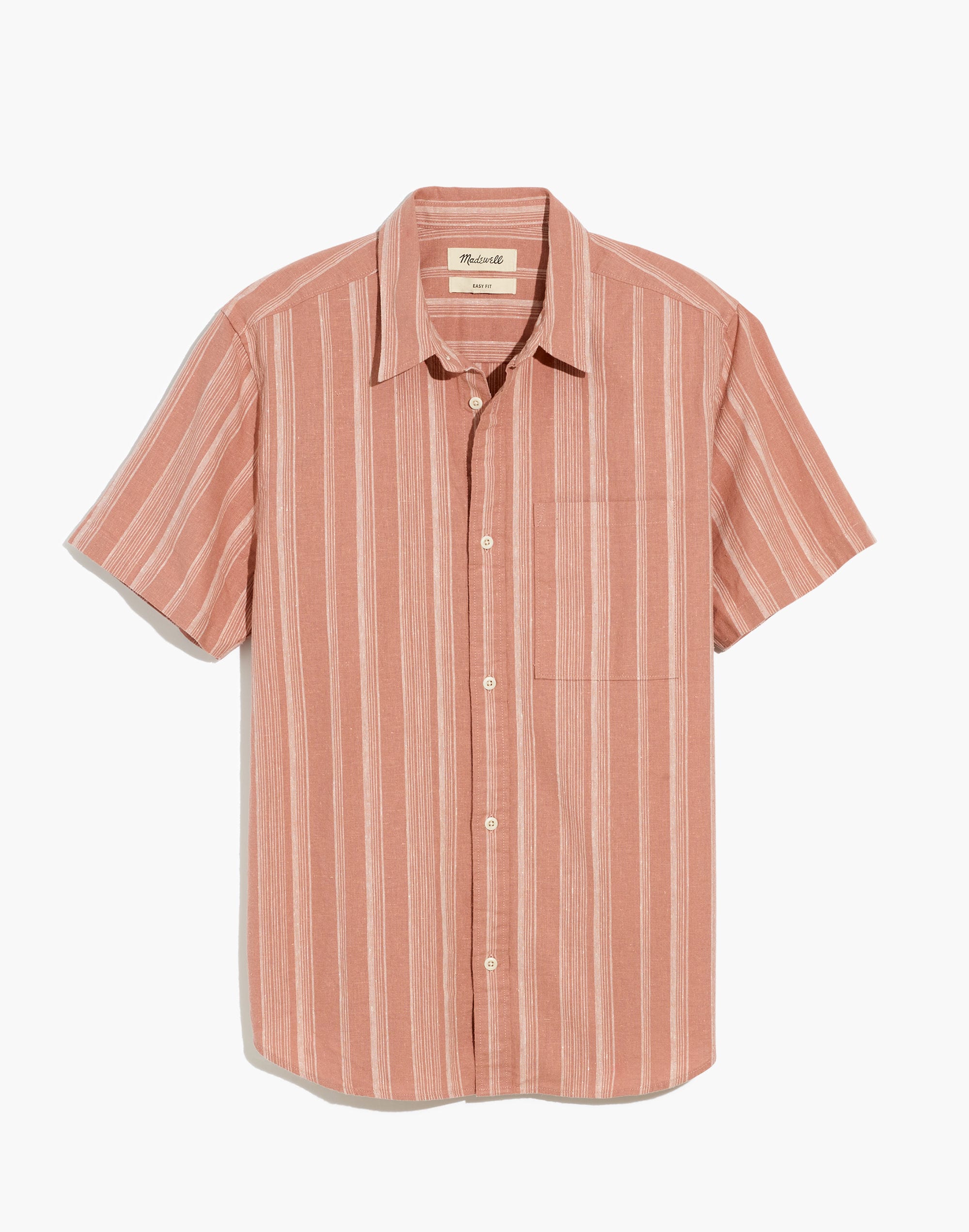 Hemp-Cotton Easy Short-Sleeve Shirt