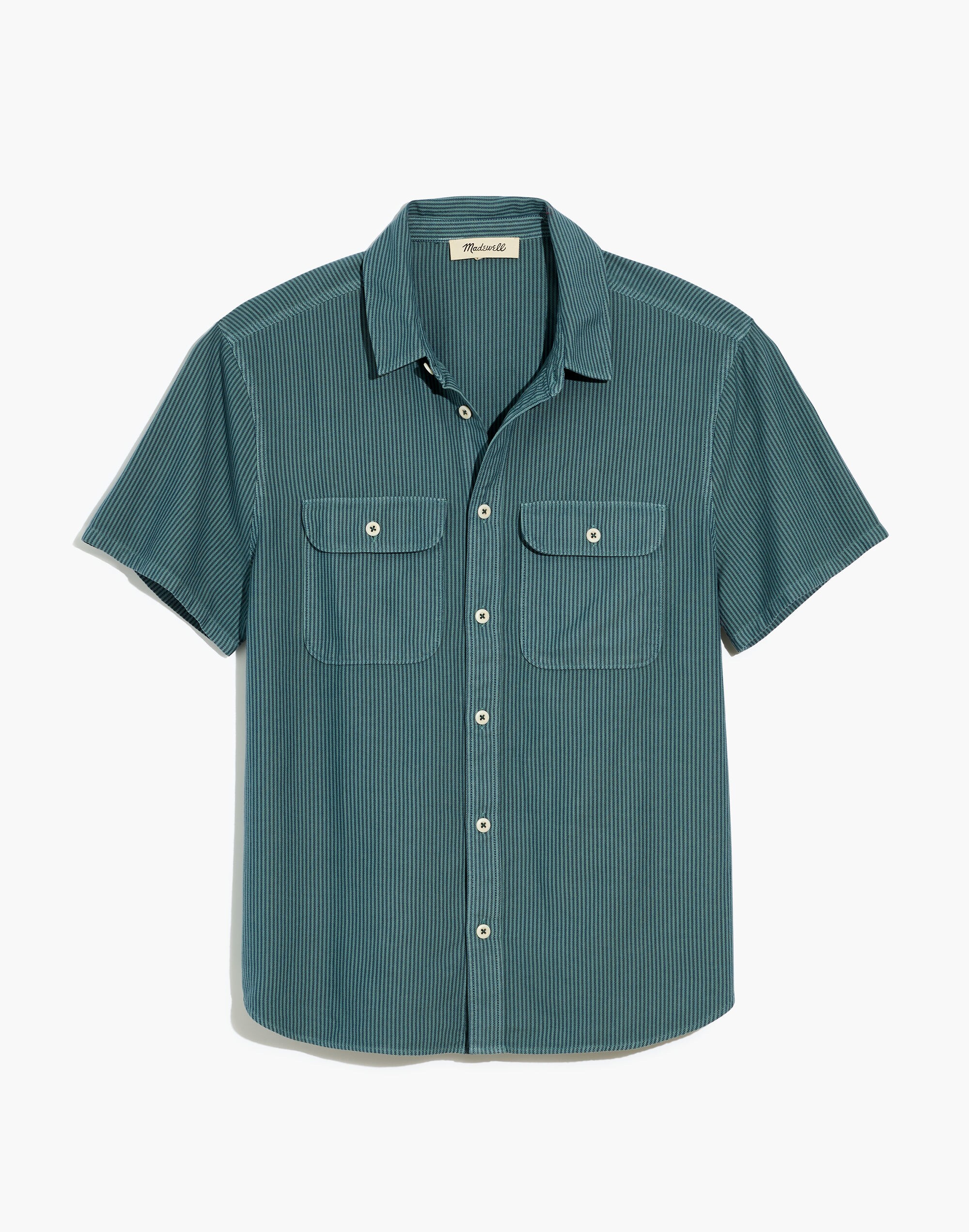 Easy Short-Sleeve Shirt in Stripe in null image 4