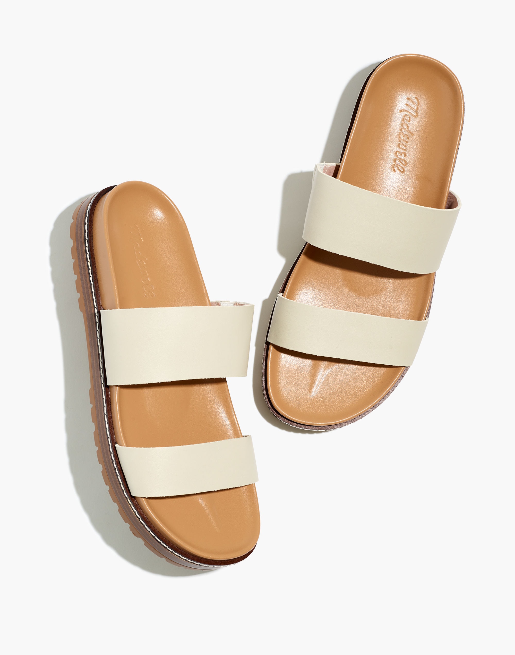 The Charley Double-Strap Slide Sandal