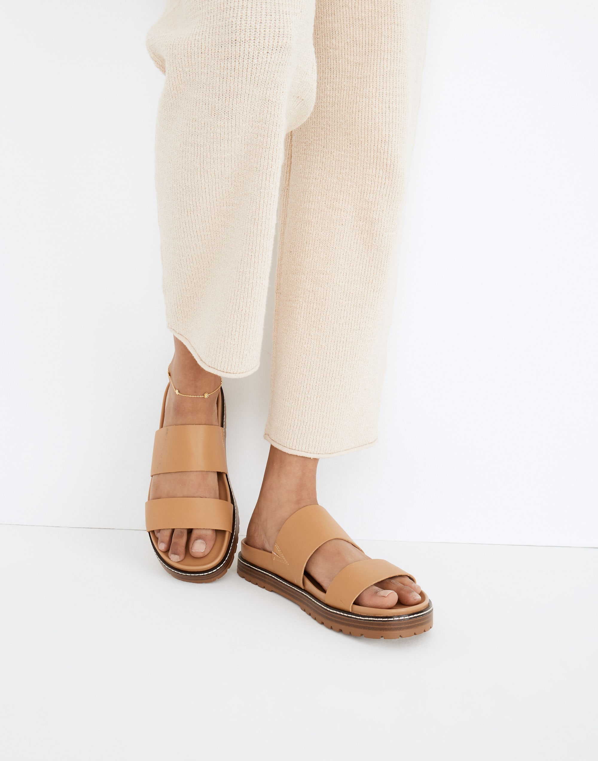 The Charley Double-Strap Slide Sandal