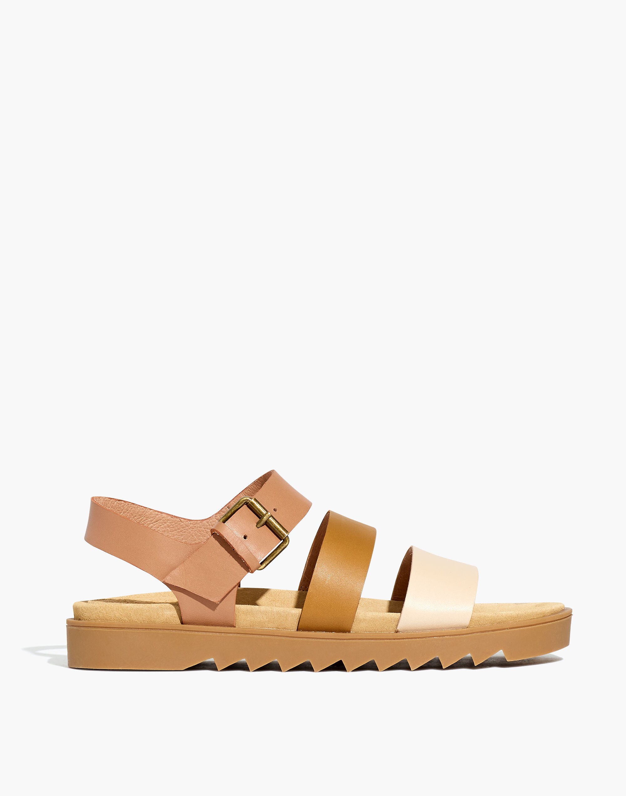 The Addie Sandal in Colorblock