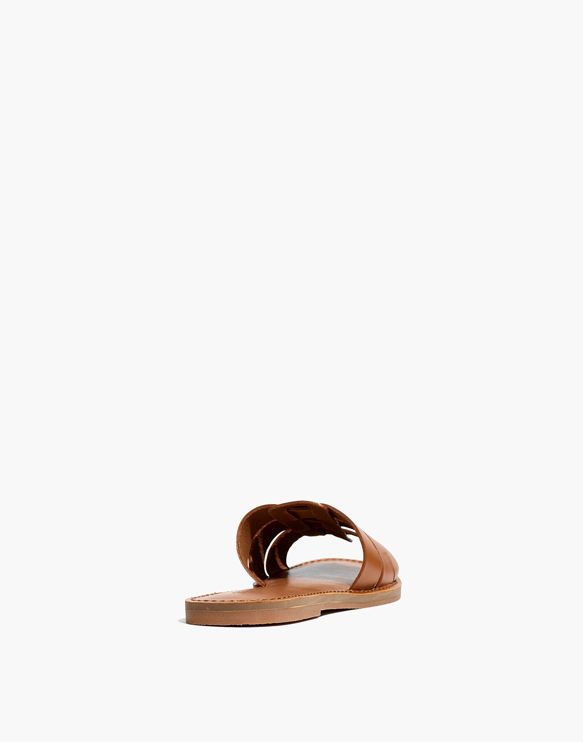 The Boardwalk Fisherman Slide Sandal in Leather