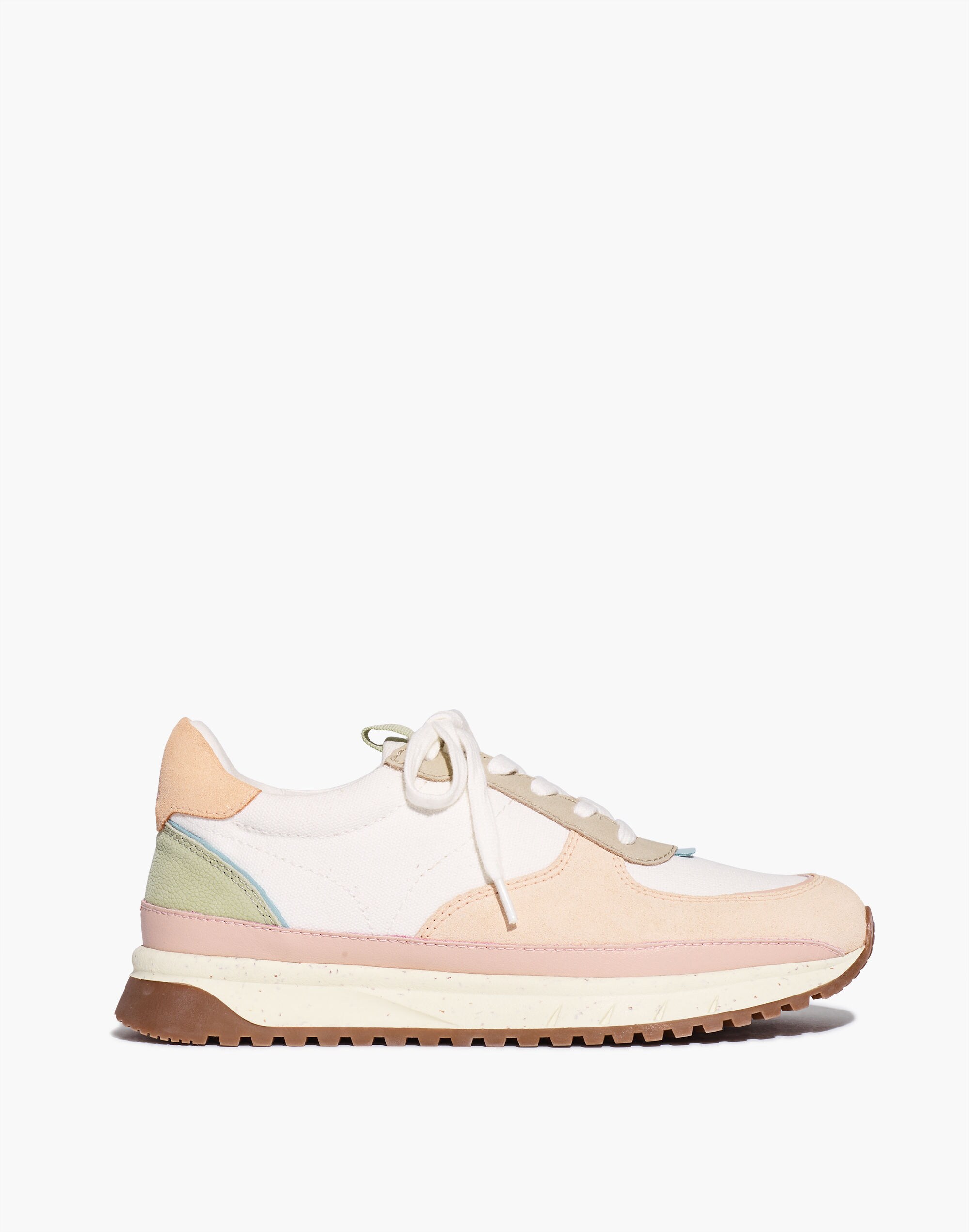 Kickoff Trainer Sneakers in Pastel Colorblock