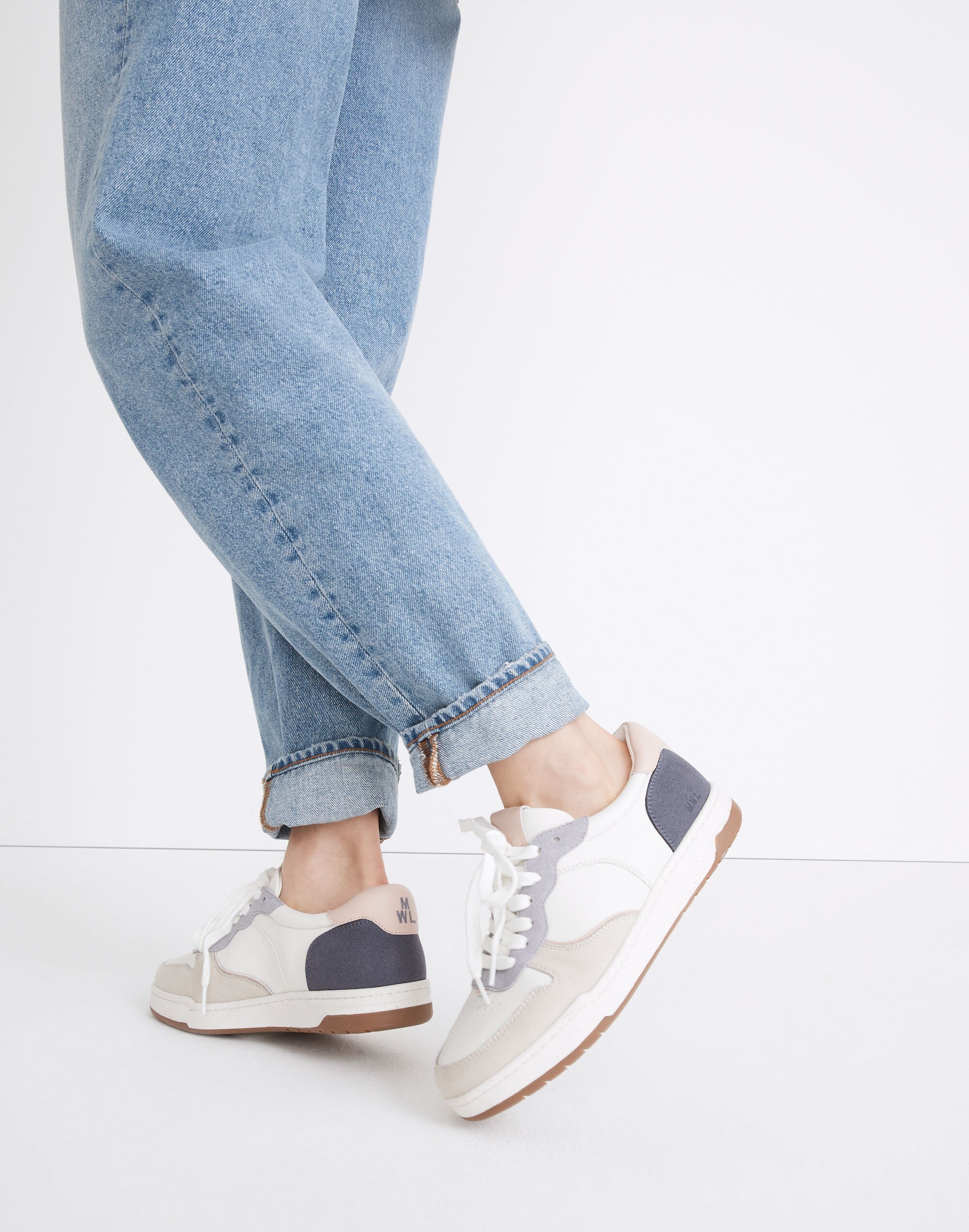 Court Low-Top Sneakers in Colorblock