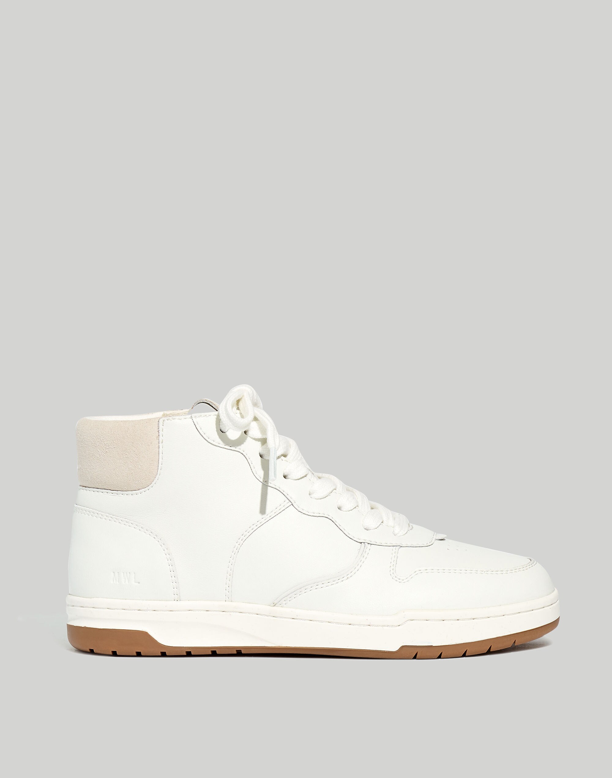 Court High-Top Sneakers in Neutral