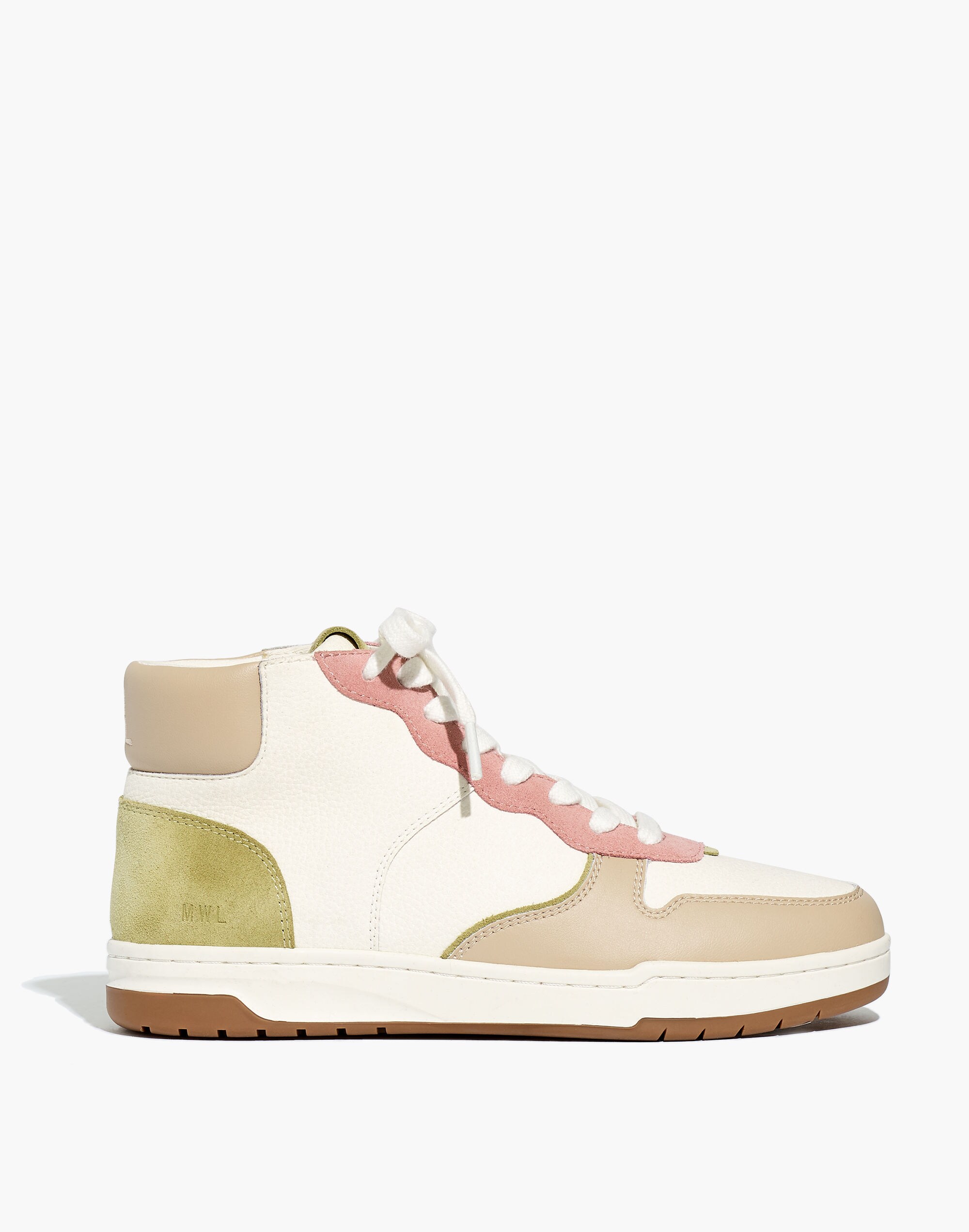 Court High-Top Sneakers in Colorblock
