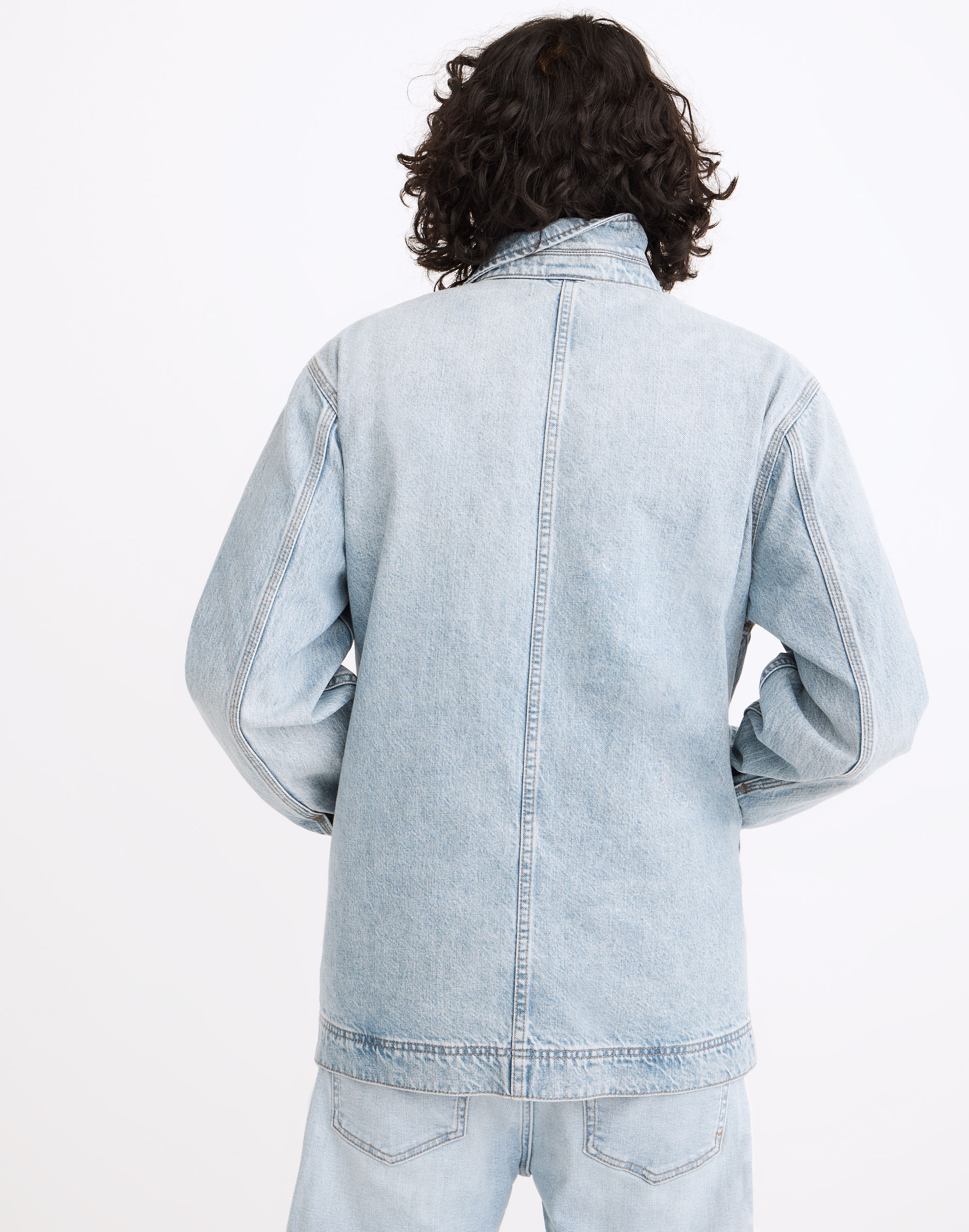 Denim Chore Jacket in Seaford Wash