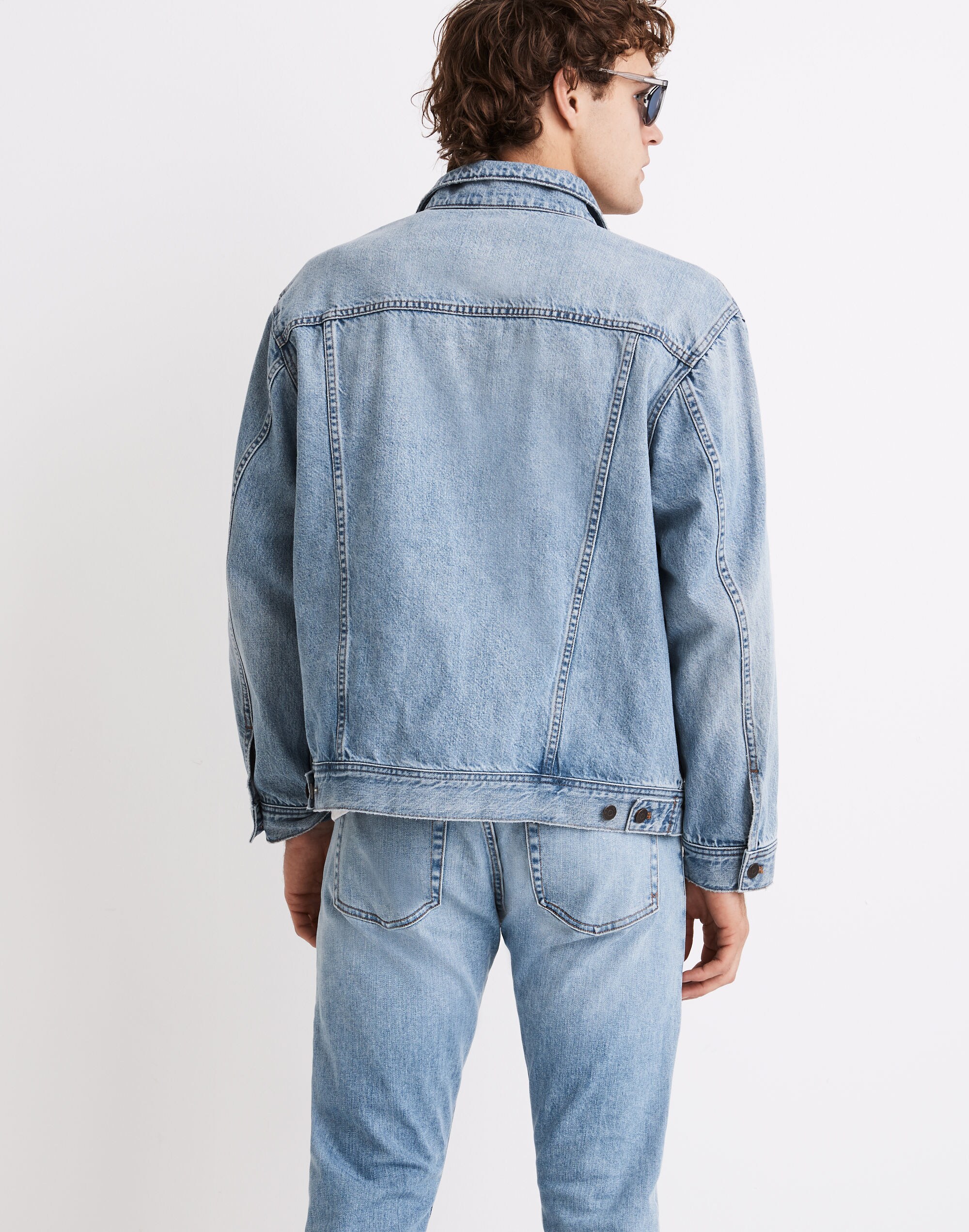 Oversized Jean Jacket in Medway Wash